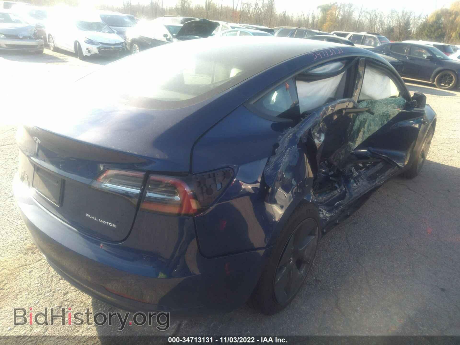 2022 TESLA MODEL 3 - VIN: 5YJ3E1EB0NF182371 - Photo 4