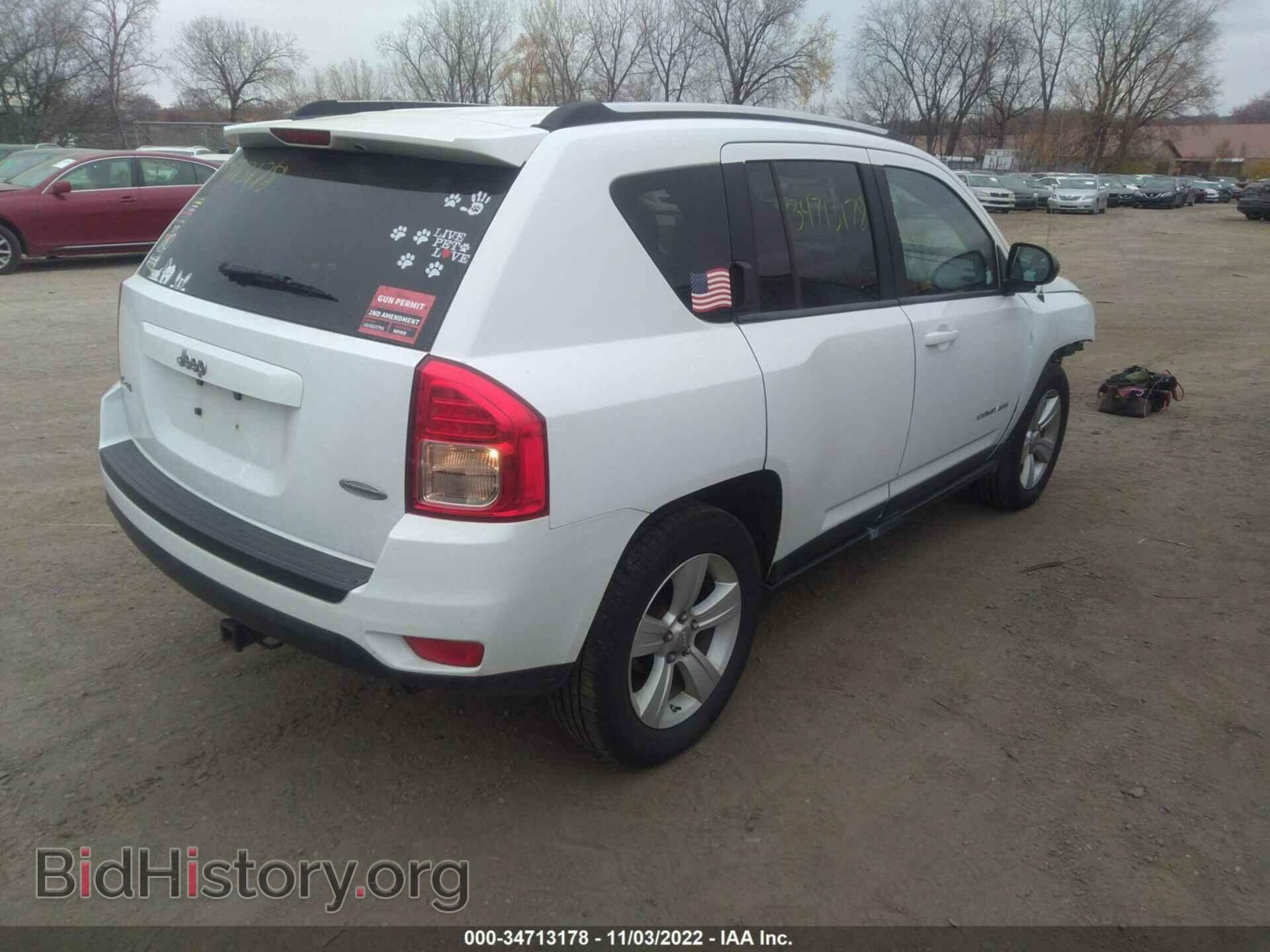 2011 JEEP COMPASS - VIN: 1J4NF1FB5BD219058 - Фото 4