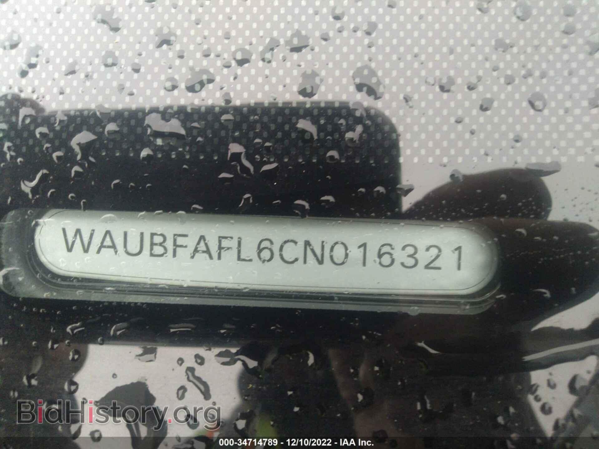 2012 AUDI A4 - VIN: WAUBFAFL6CN016321 - Фото 9