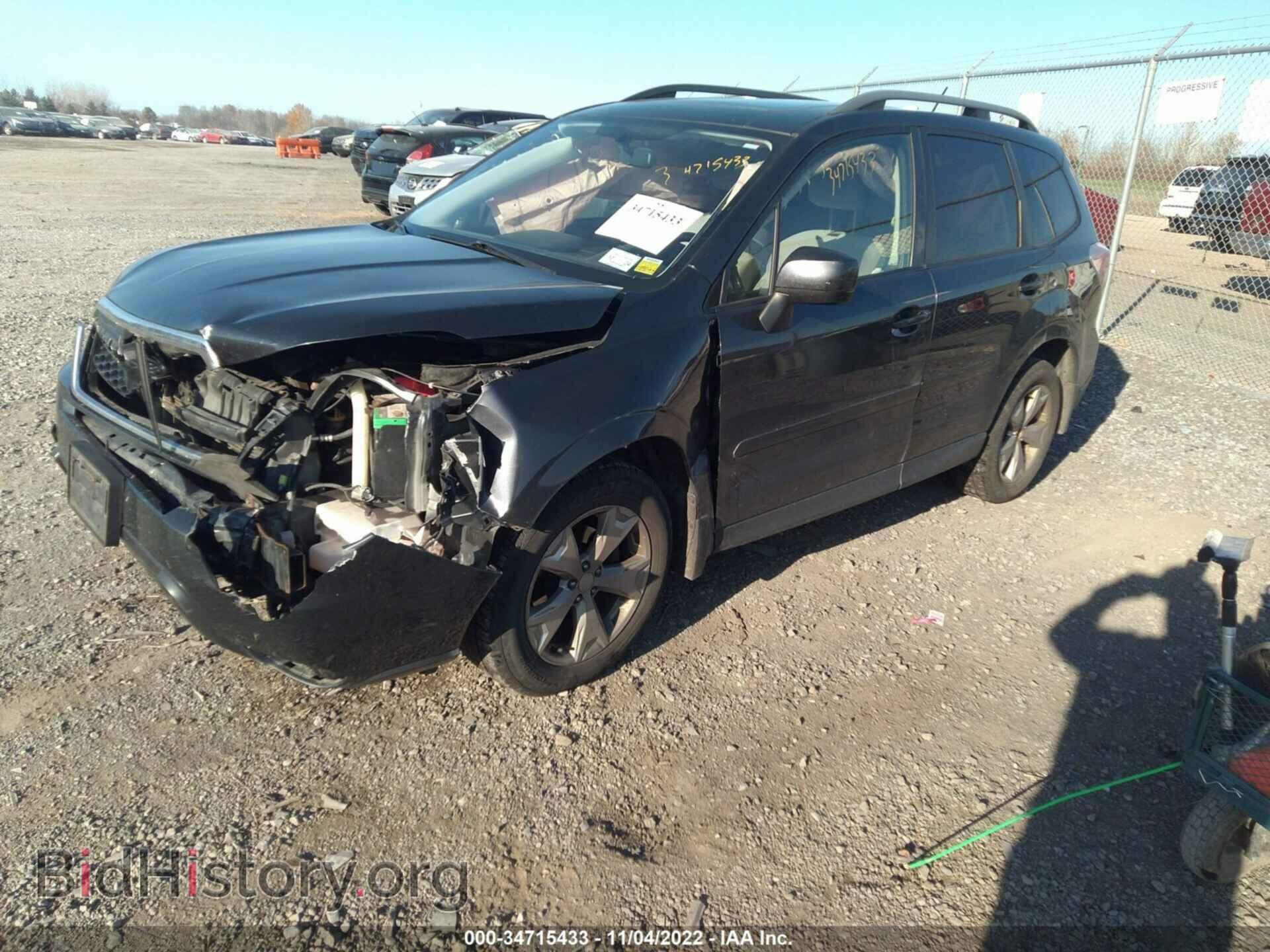 2014 SUBARU FORESTER - VIN: JF2SJAEC7EH485505 - Фото 2
