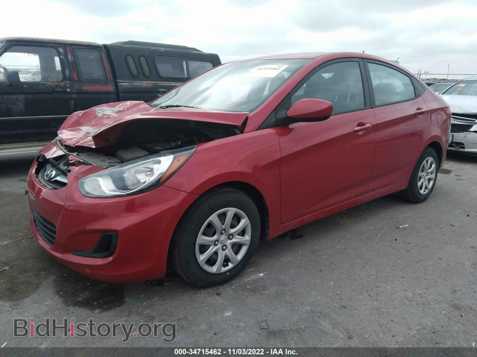 2013 HYUNDAI ACCENT - VIN: KMHCT4AE3DU551880 - Фото 2