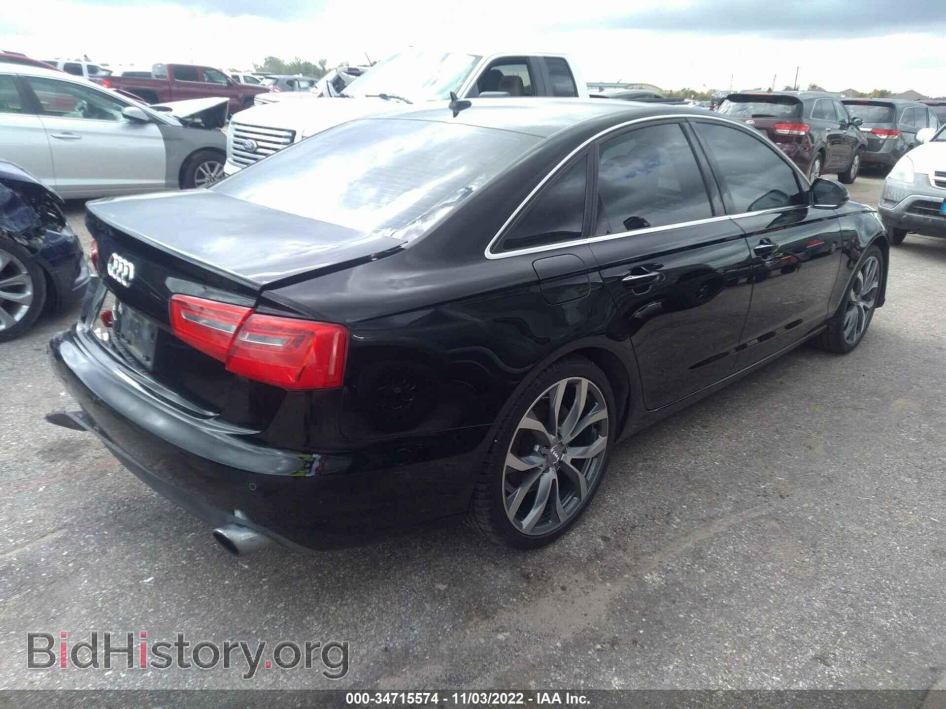 2013 AUDI A6 - VIN: WAUGFAFC5DN068708 - Фото 4