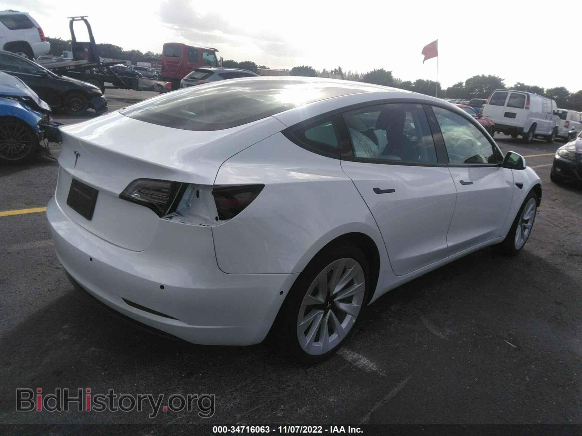 2022 TESLA MODEL 3 - VIN: 5YJ3E1EA4NF338080 - Photo 4
