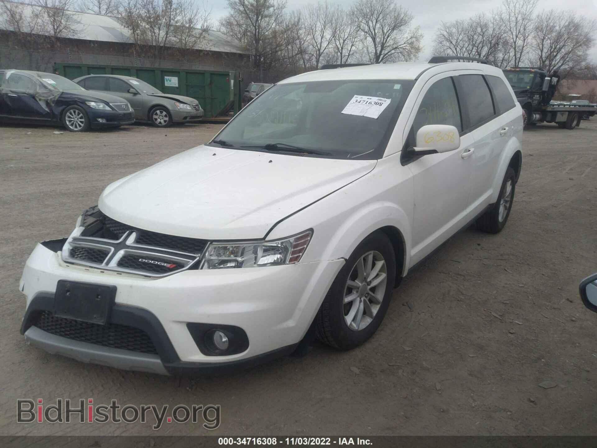 2016 DODGE JOURNEY - VIN: 3C4PDCBB2GT181103 - Фото 2