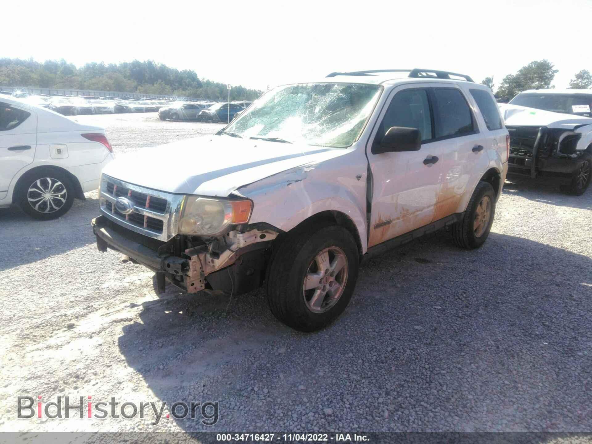 2008 FORD ESCAPE - VIN: 1FMCU03148KC17729 - Фото 2