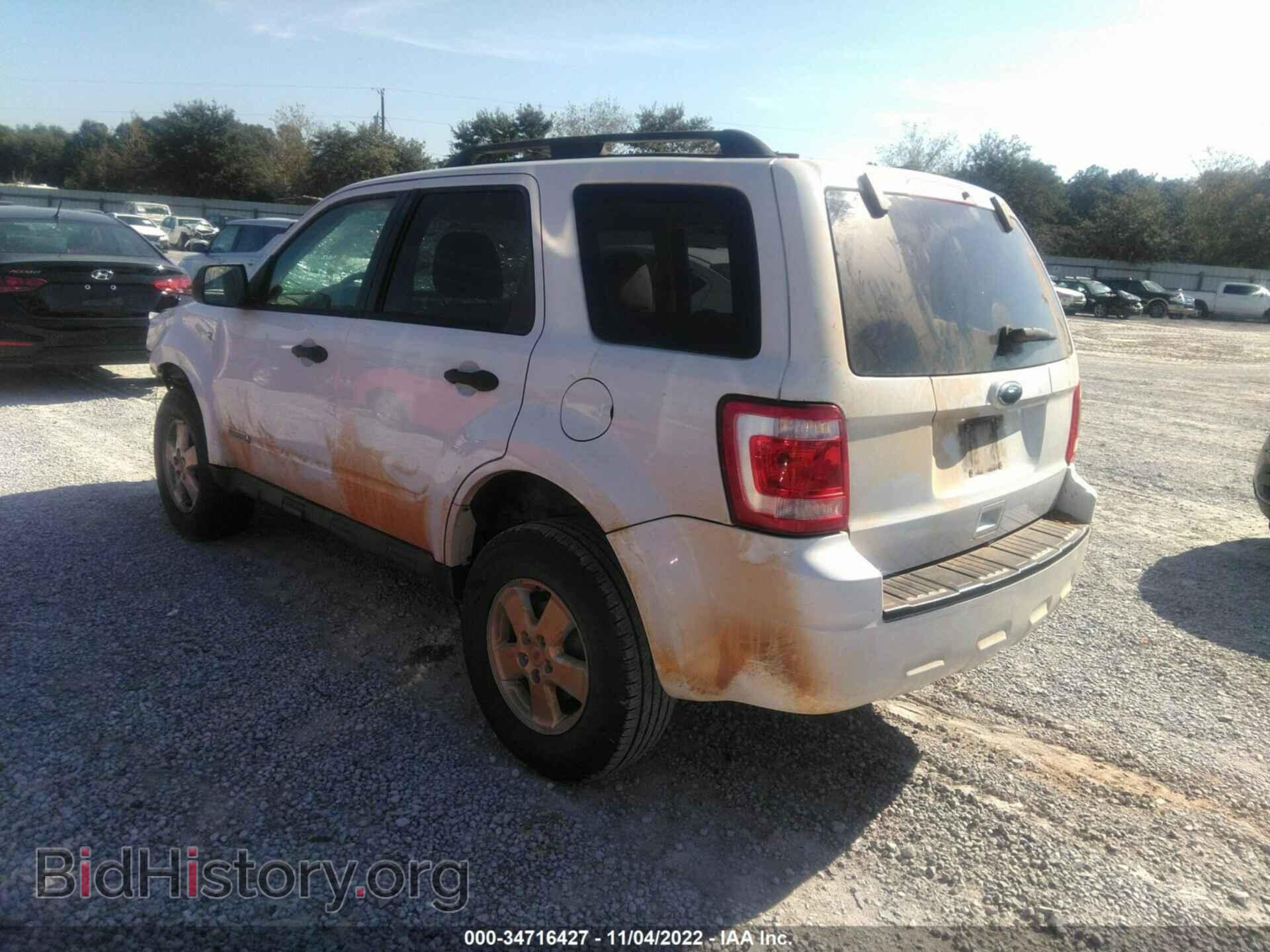 2008 FORD ESCAPE - VIN: 1FMCU03148KC17729 - Фото 3
