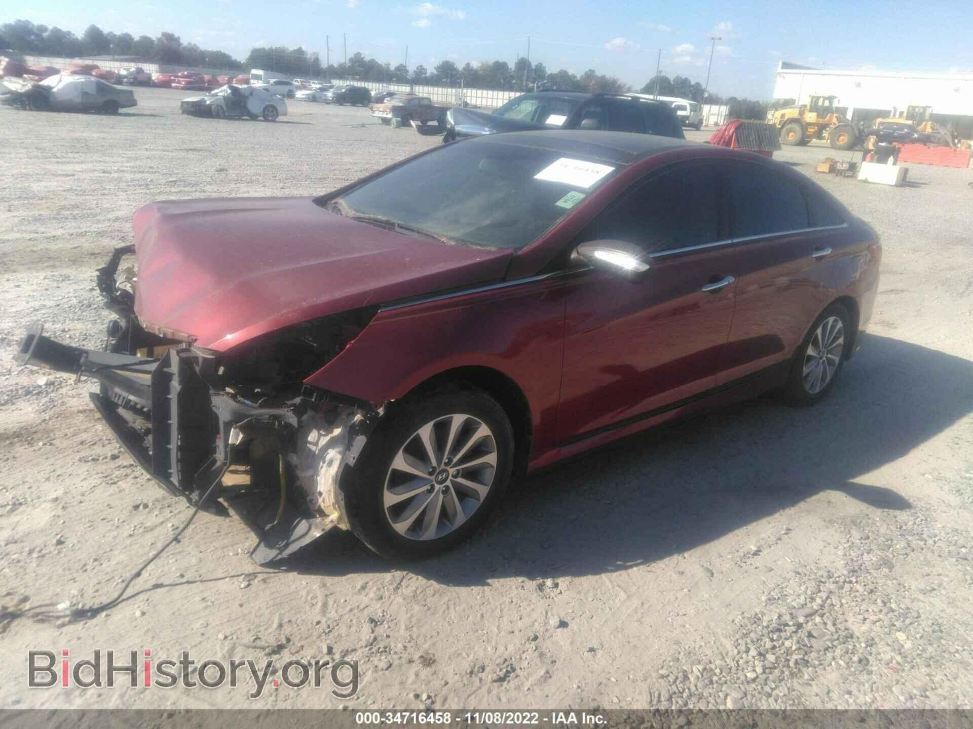 2014 HYUNDAI SONATA - VIN: 5NPEC4AC7EH881805 - Фото 2