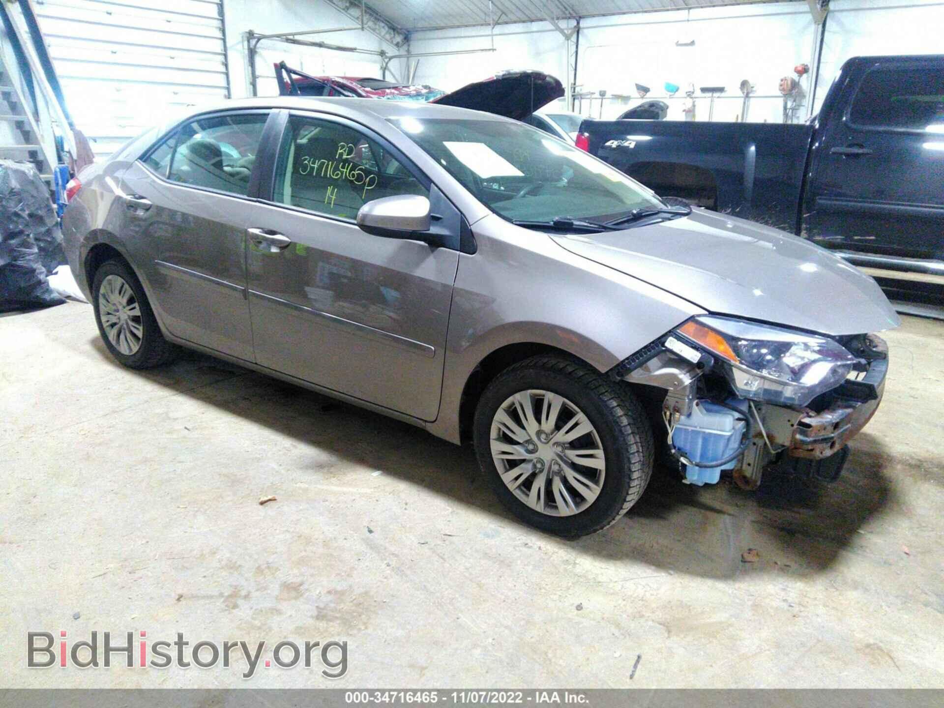 Photo 2T1BURHE2EC035136 - TOYOTA COROLLA 2014