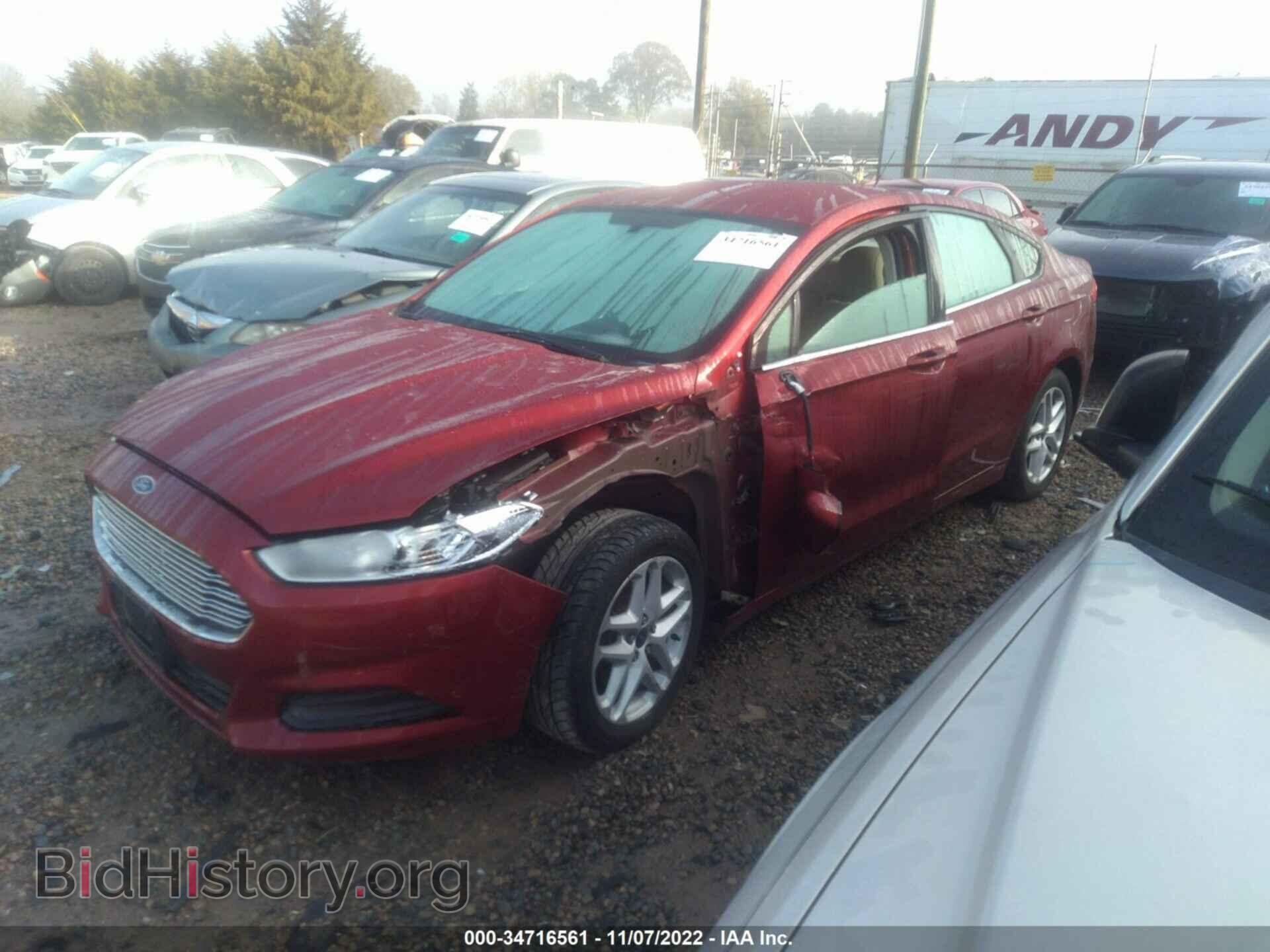 2013 FORD FUSION - VIN: 3FA6P0HR7DR368664 - Фото 2
