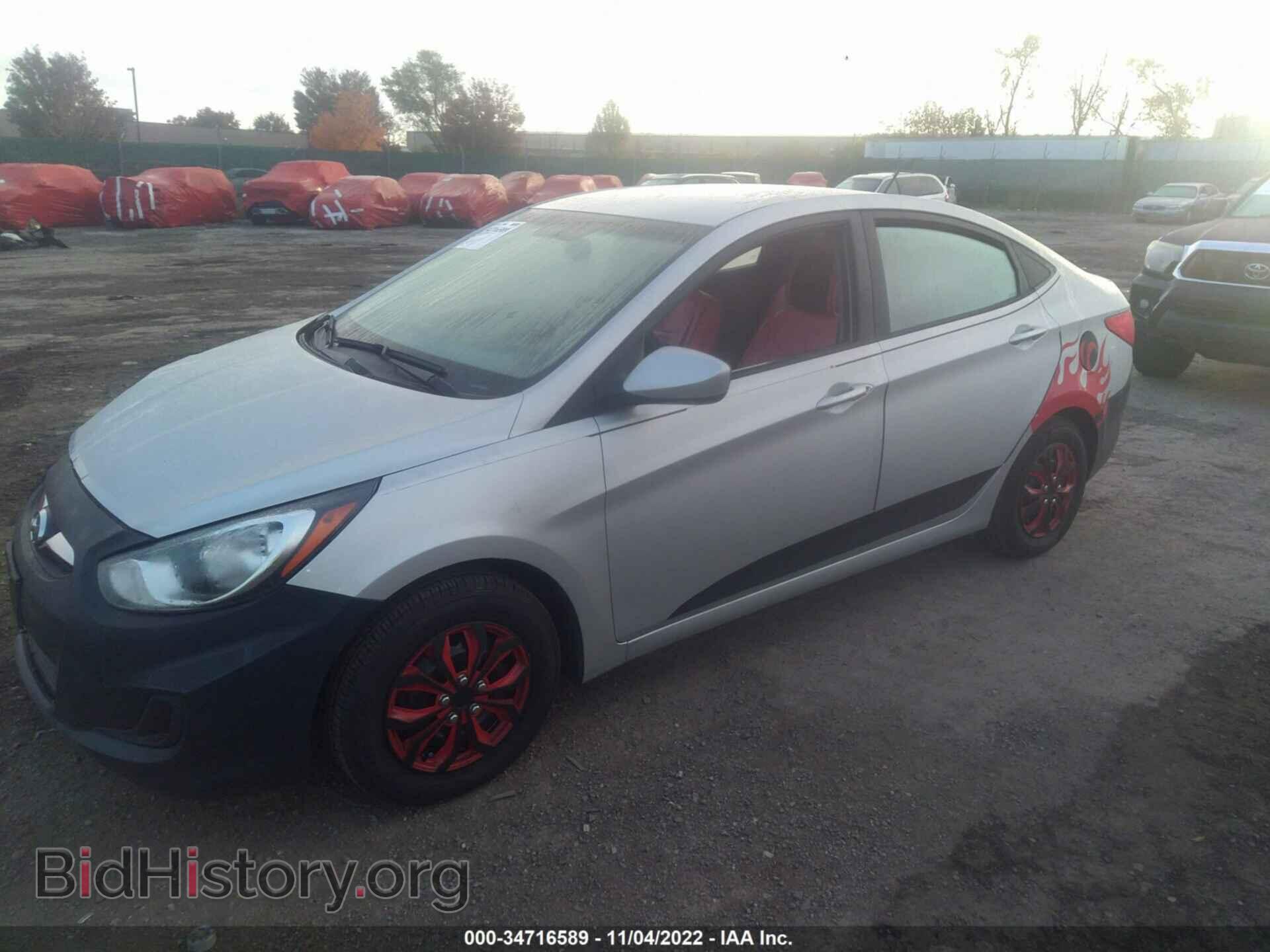 2012 HYUNDAI ACCENT - VIN: KMHCT4AE2CU249821 - Фото 2