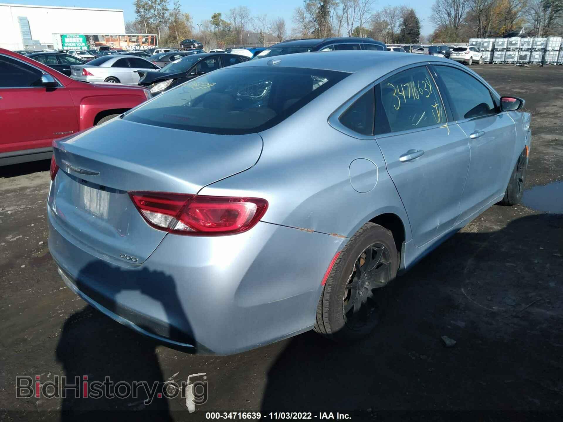 2015 CHRYSLER 200 - VIN: 1C3CCCAB3FN733133 - Фото 4