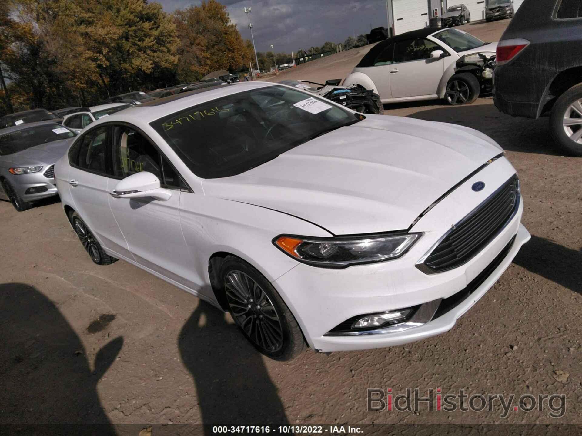 Photo 3FA6P0D9XJR155774 - FORD FUSION 2018