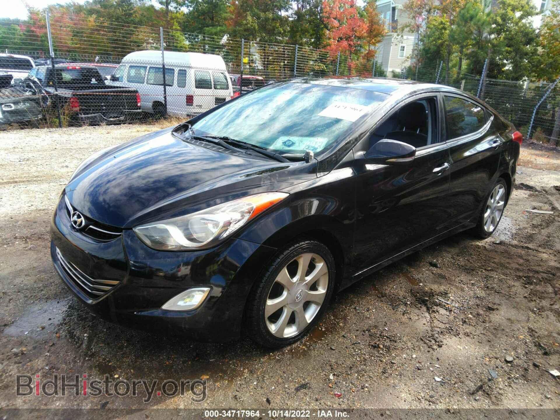 2012 HYUNDAI ELANTRA - VIN: KMHDH4AE2CU181445 - Фото 2