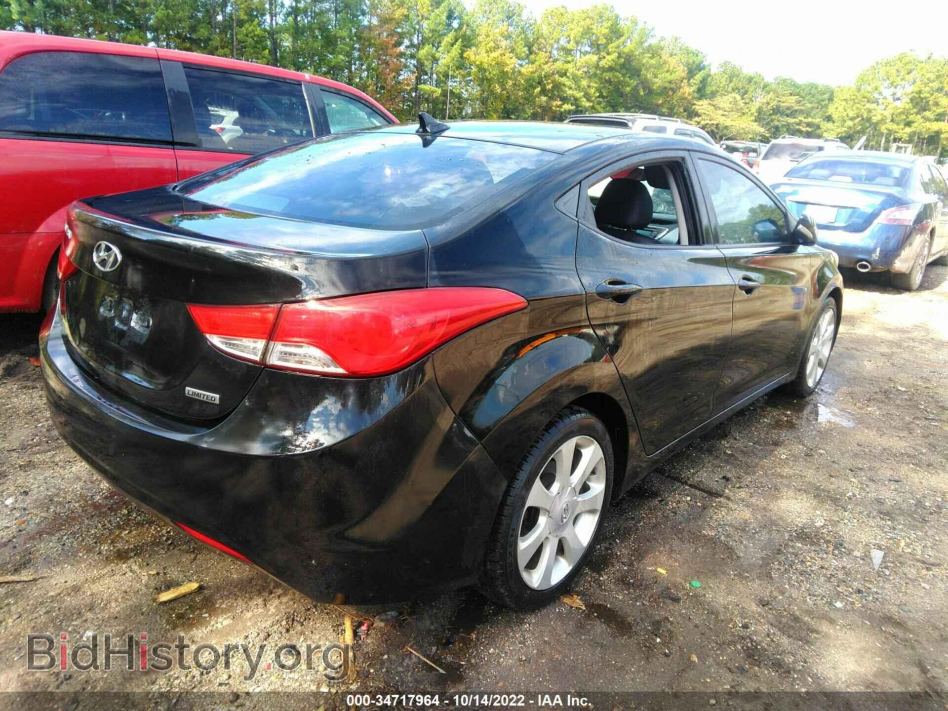 2012 HYUNDAI ELANTRA - VIN: KMHDH4AE2CU181445 - Фото 4