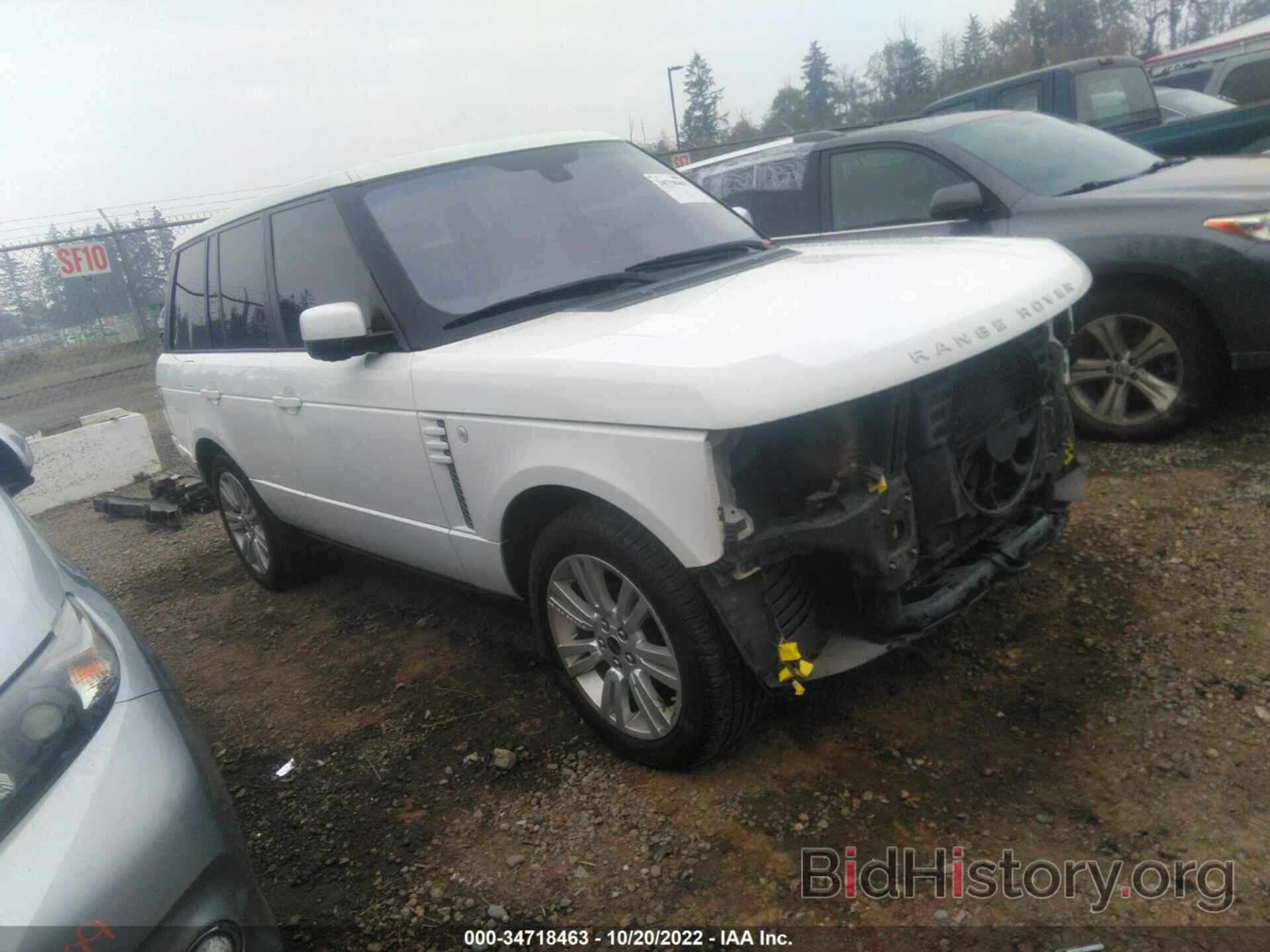 Фотография SALMF1D44CA373052 - LAND ROVER RANGE ROVER 2012