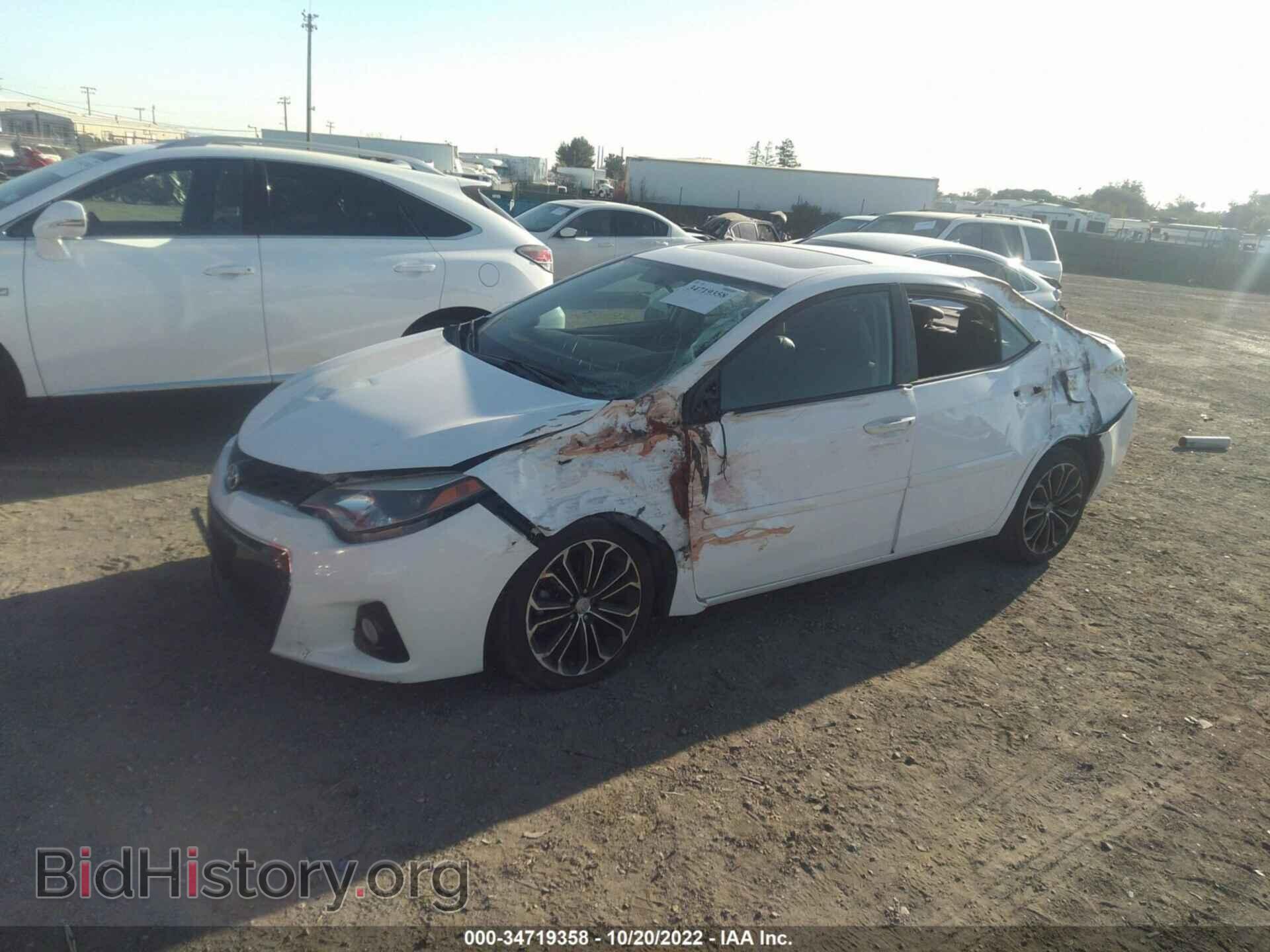 2014 TOYOTA COROLLA - VIN: 5YFBURHE3EP121099 - Фото 2