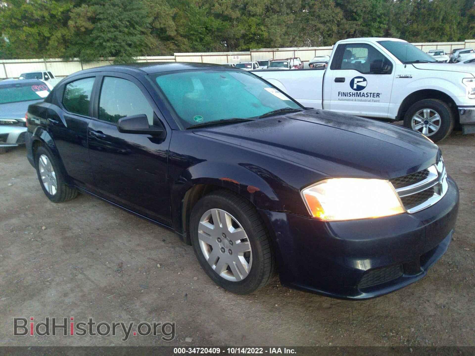 Фотография 1C3CDZAB1EN133449 - DODGE AVENGER 2014