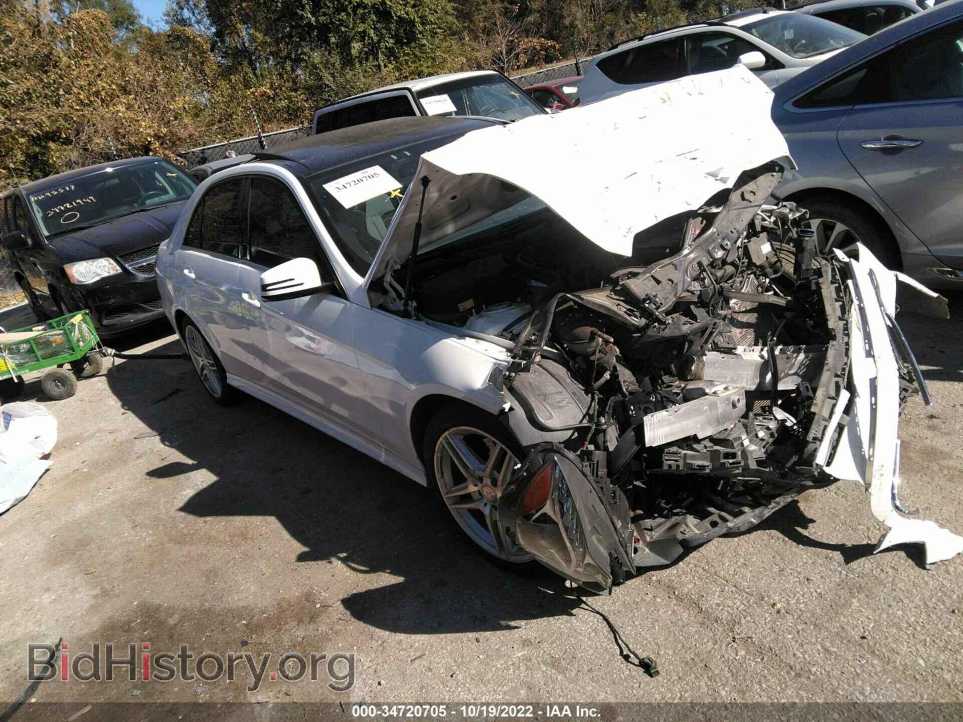Photo WDDHF8JB2EA990091 - MERCEDES-BENZ E-CLASS 2014