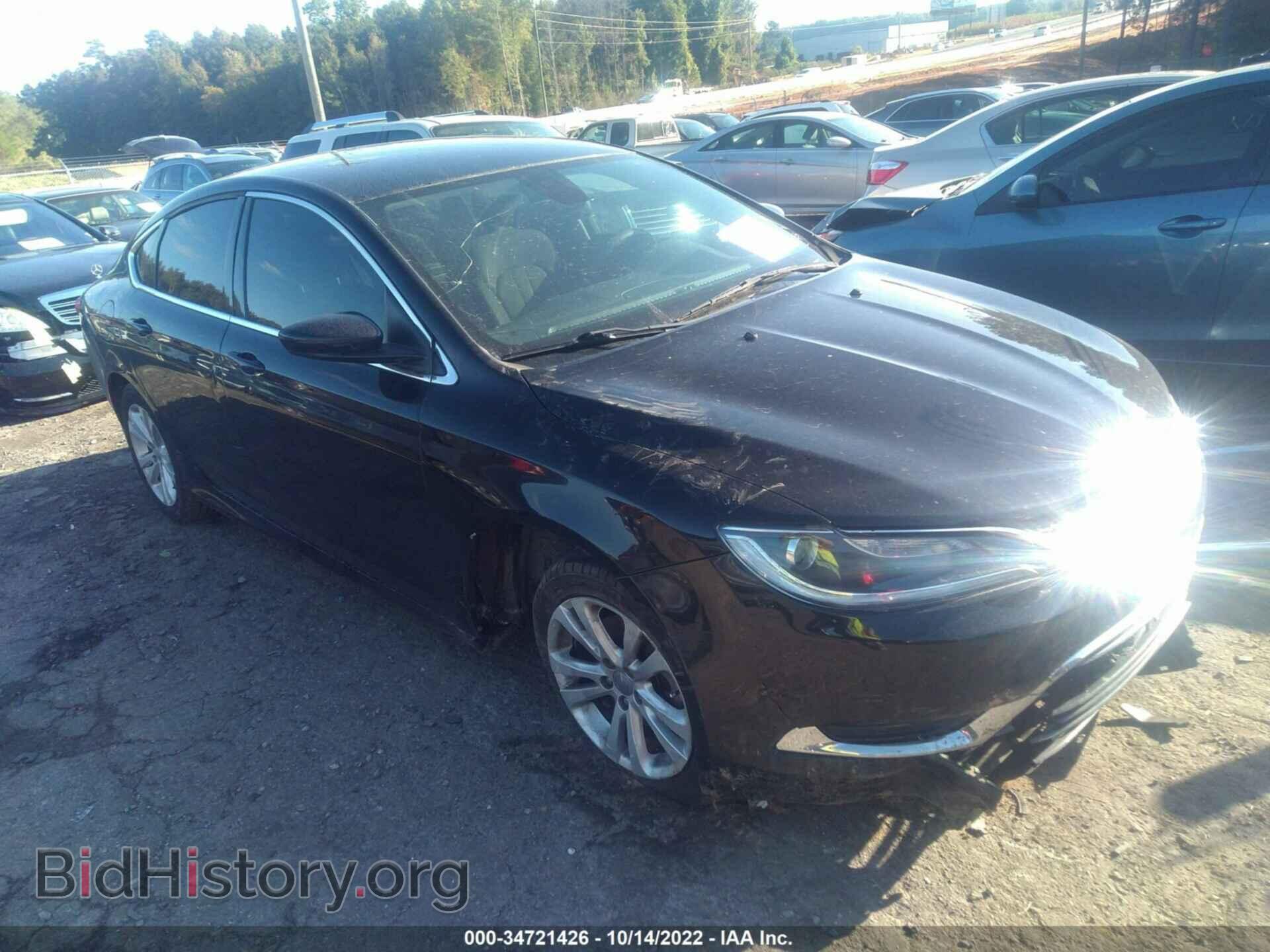 Фотография 1C3CCCAB0GN160399 - CHRYSLER 200 2016