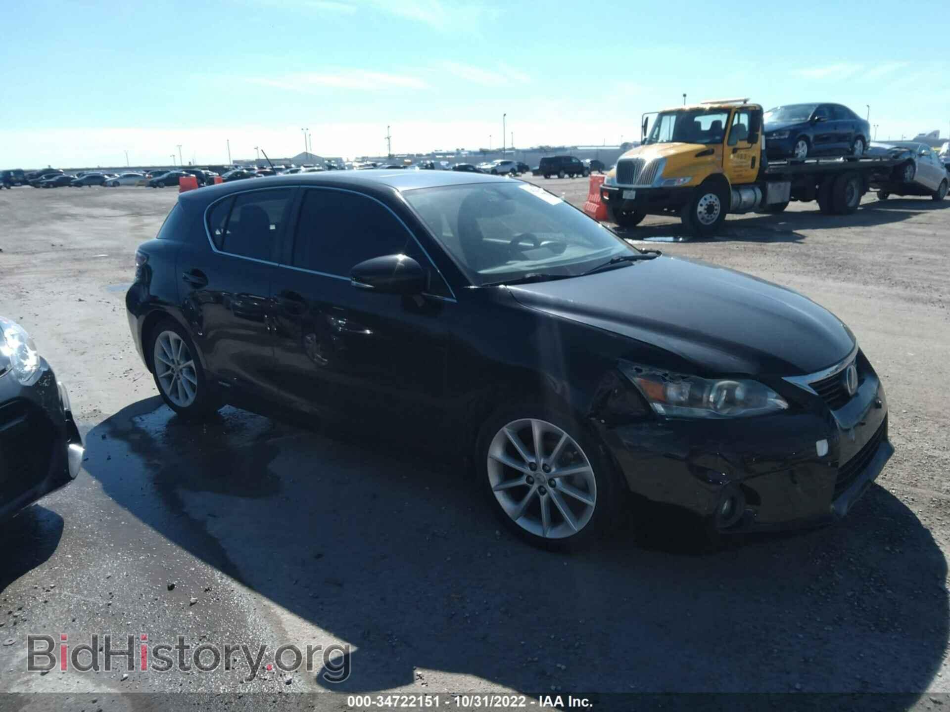 Photo JTHKD5BH4C2100381 - LEXUS CT 200H 2012