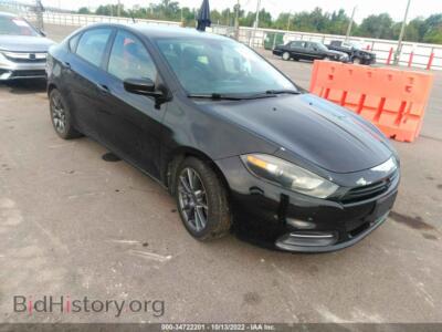 2015 Dodge DART SE, черный — VIN 1C3CDFAA6FD379023, IAAI