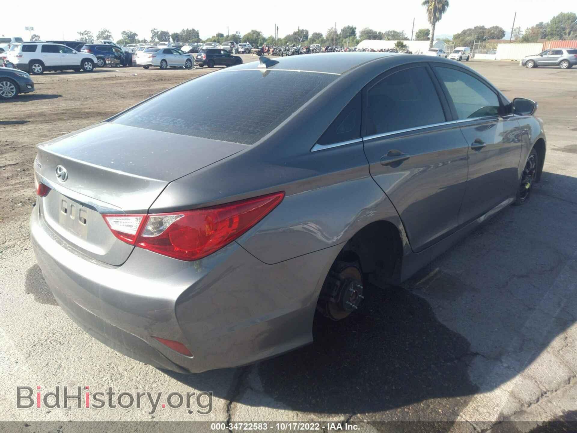 2014 HYUNDAI SONATA - VIN: 5NPEB4AC8EH837332 - Фото 4