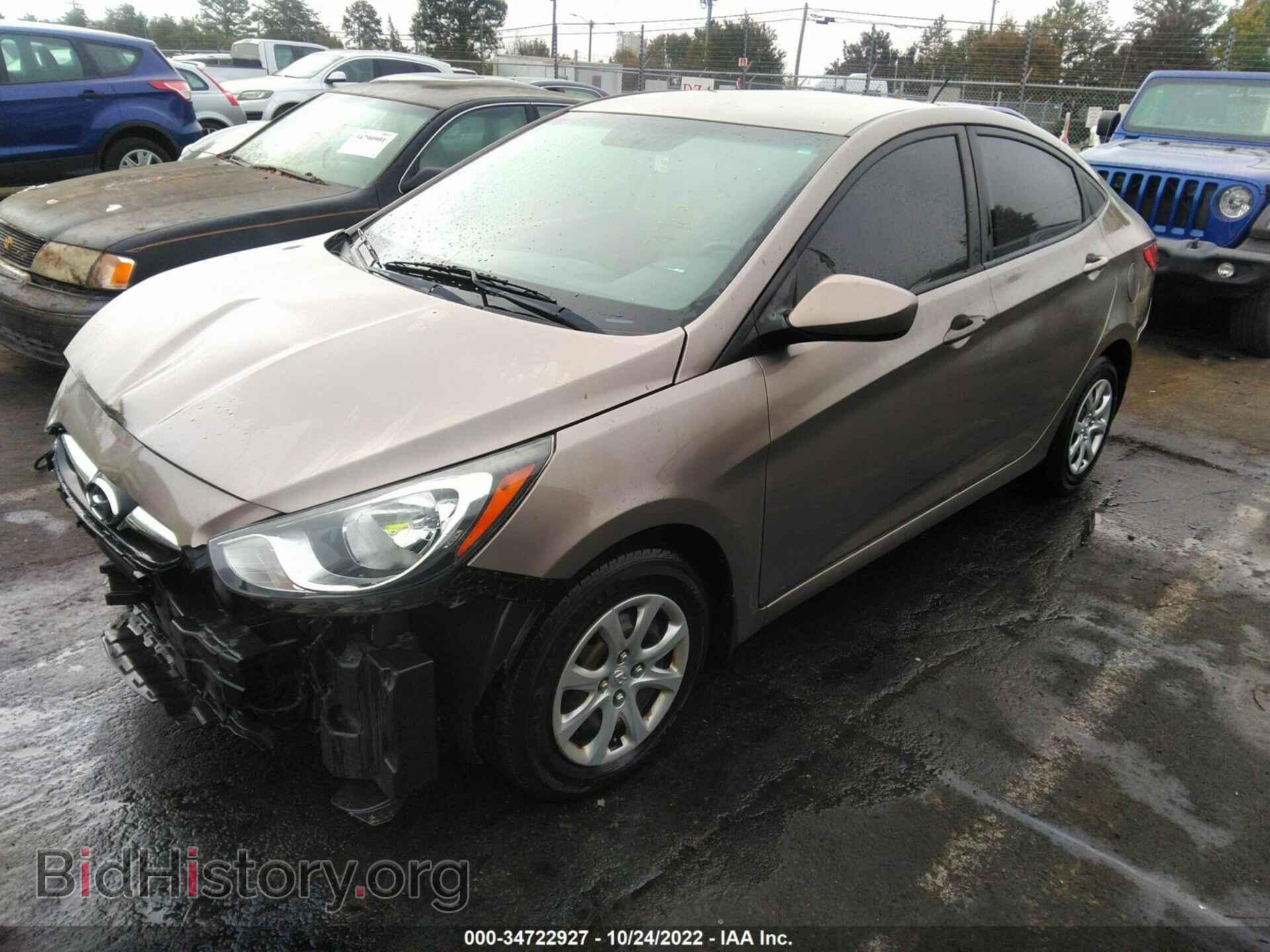 2013 HYUNDAI ACCENT - VIN: KMHCT4AE4DU305694 - Фото 2