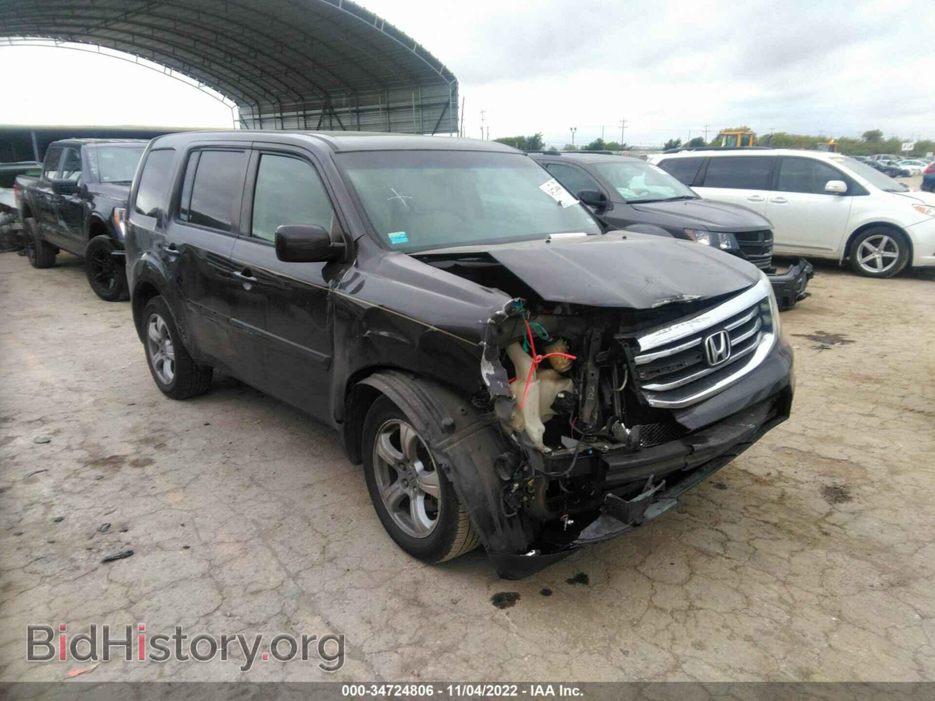 Фотография 5FNYF3H69CB016327 - HONDA PILOT 2012