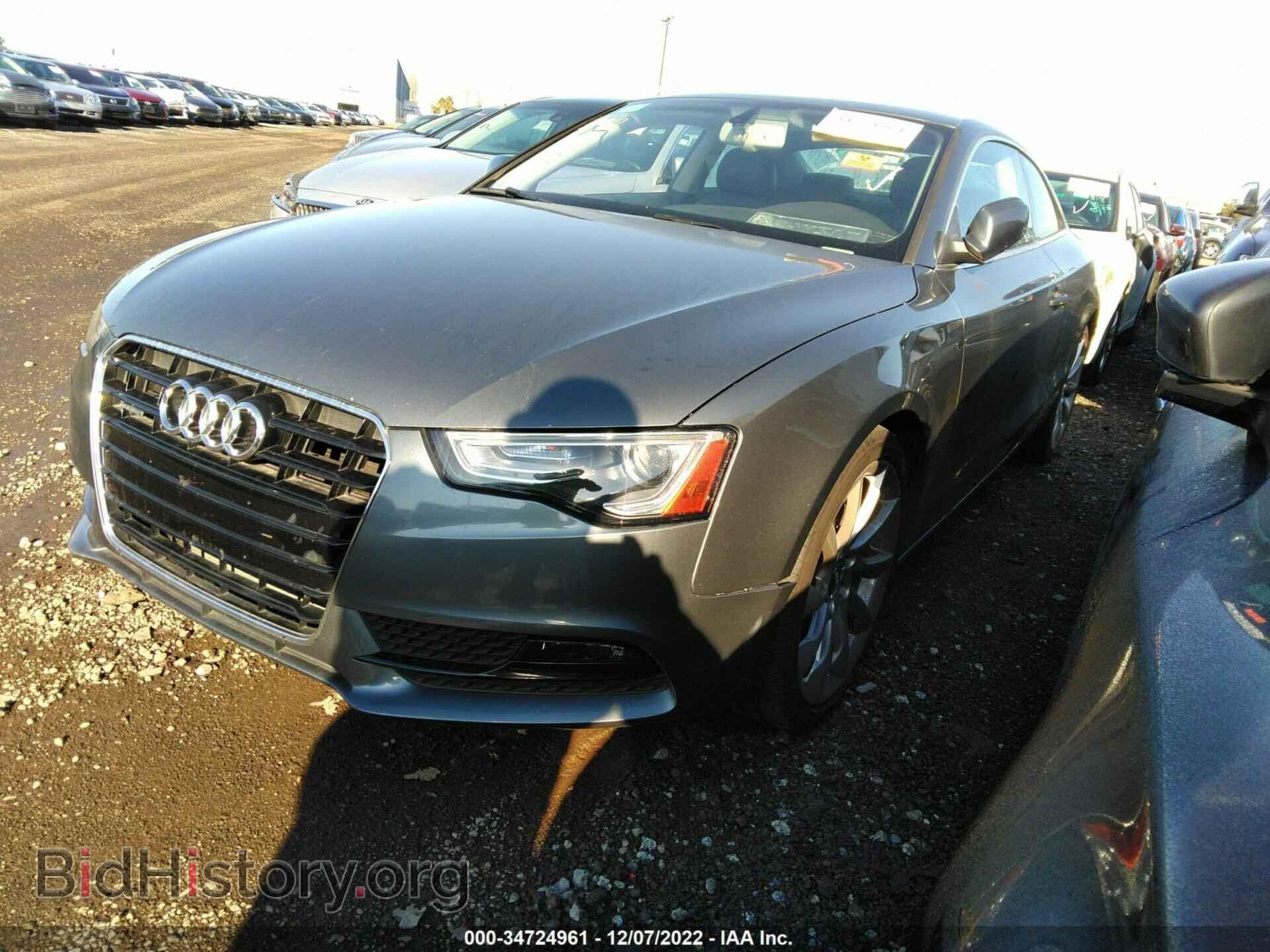 2013 AUDI A5 - VIN: WAULFAFR9DA051890 - Фото 2