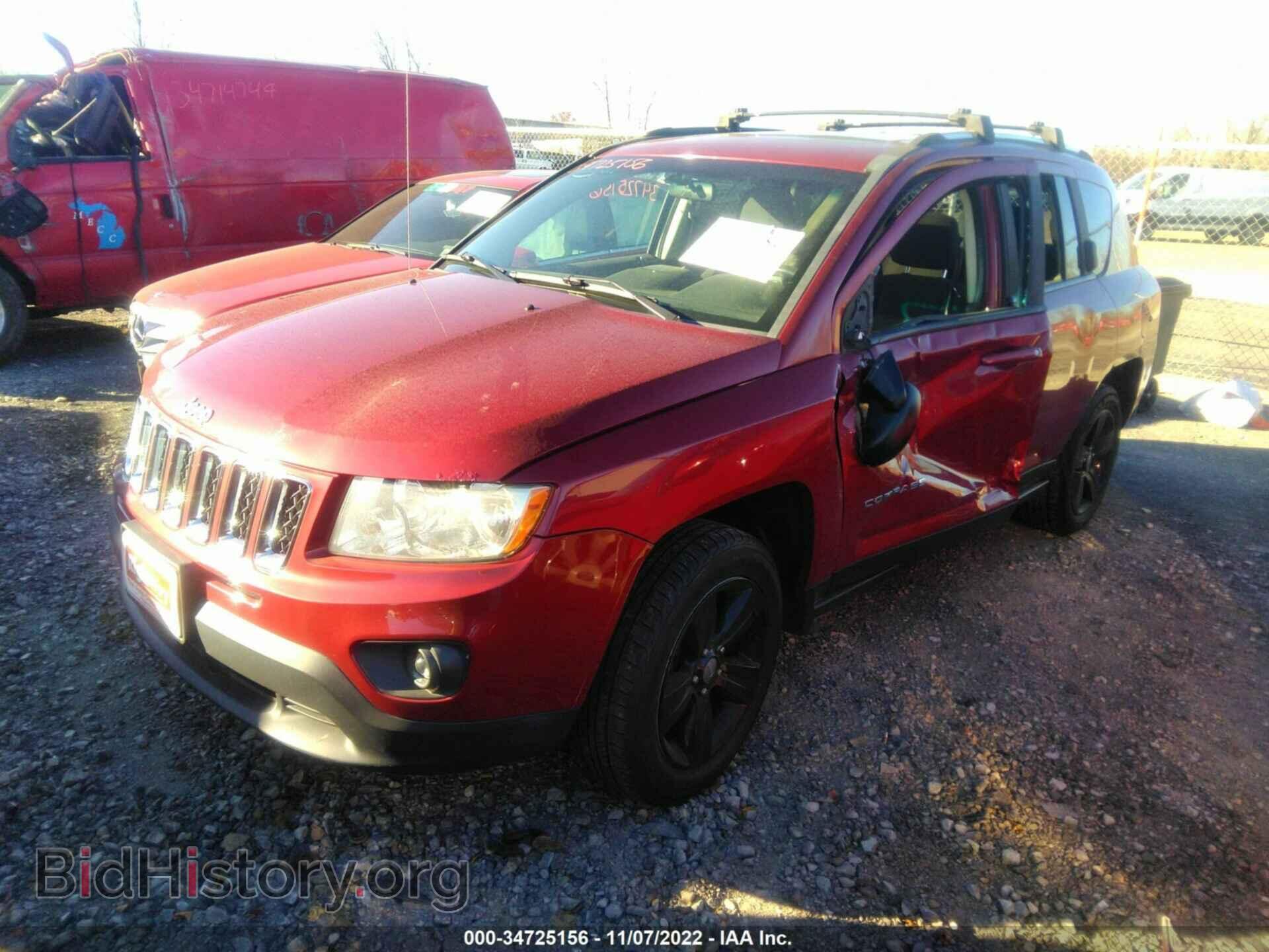 2012 JEEP COMPASS - VIN: 1C4NJDEB7CD659307 - Фото 2