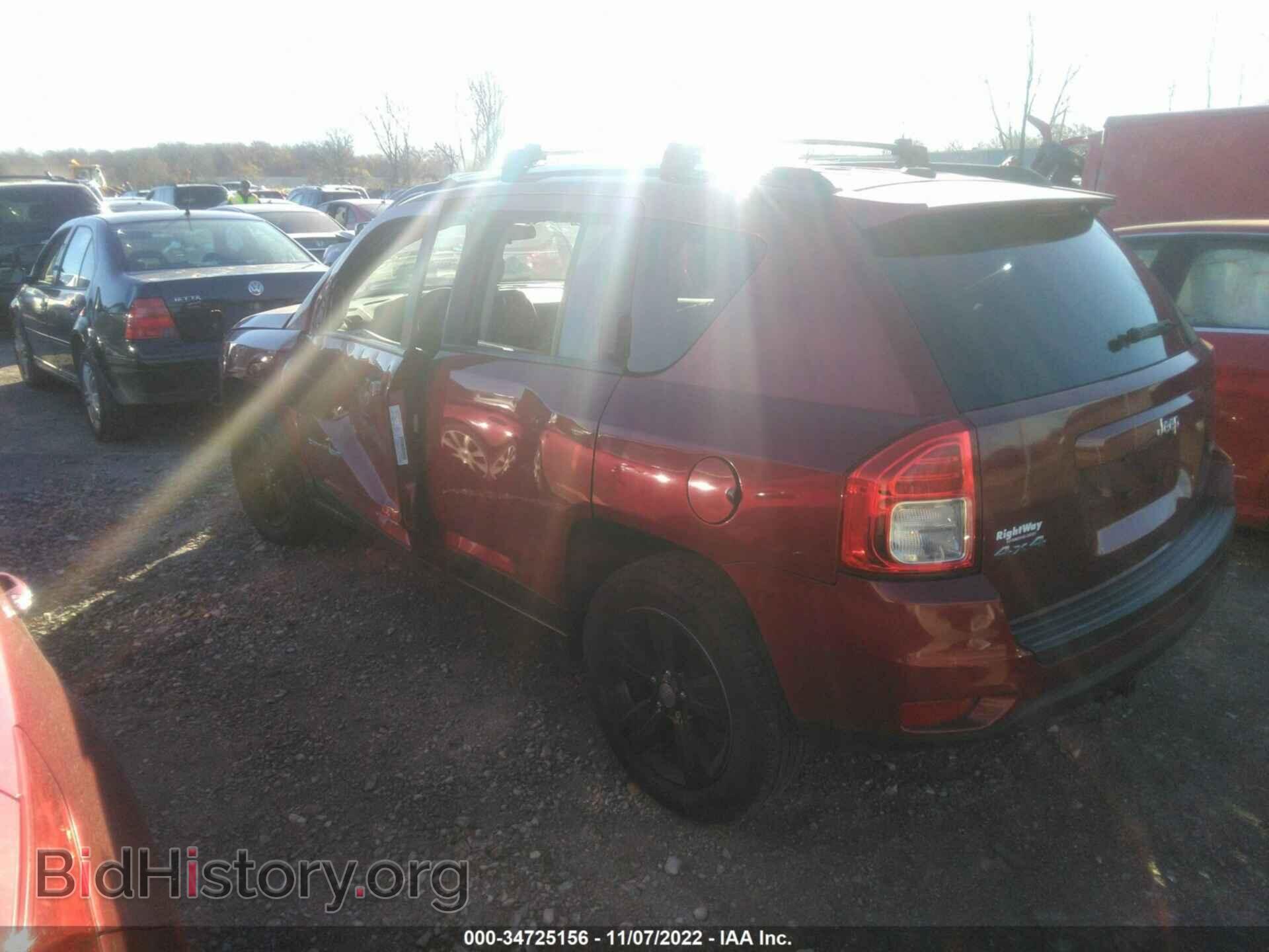 2012 JEEP COMPASS - VIN: 1C4NJDEB7CD659307 - Фото 3