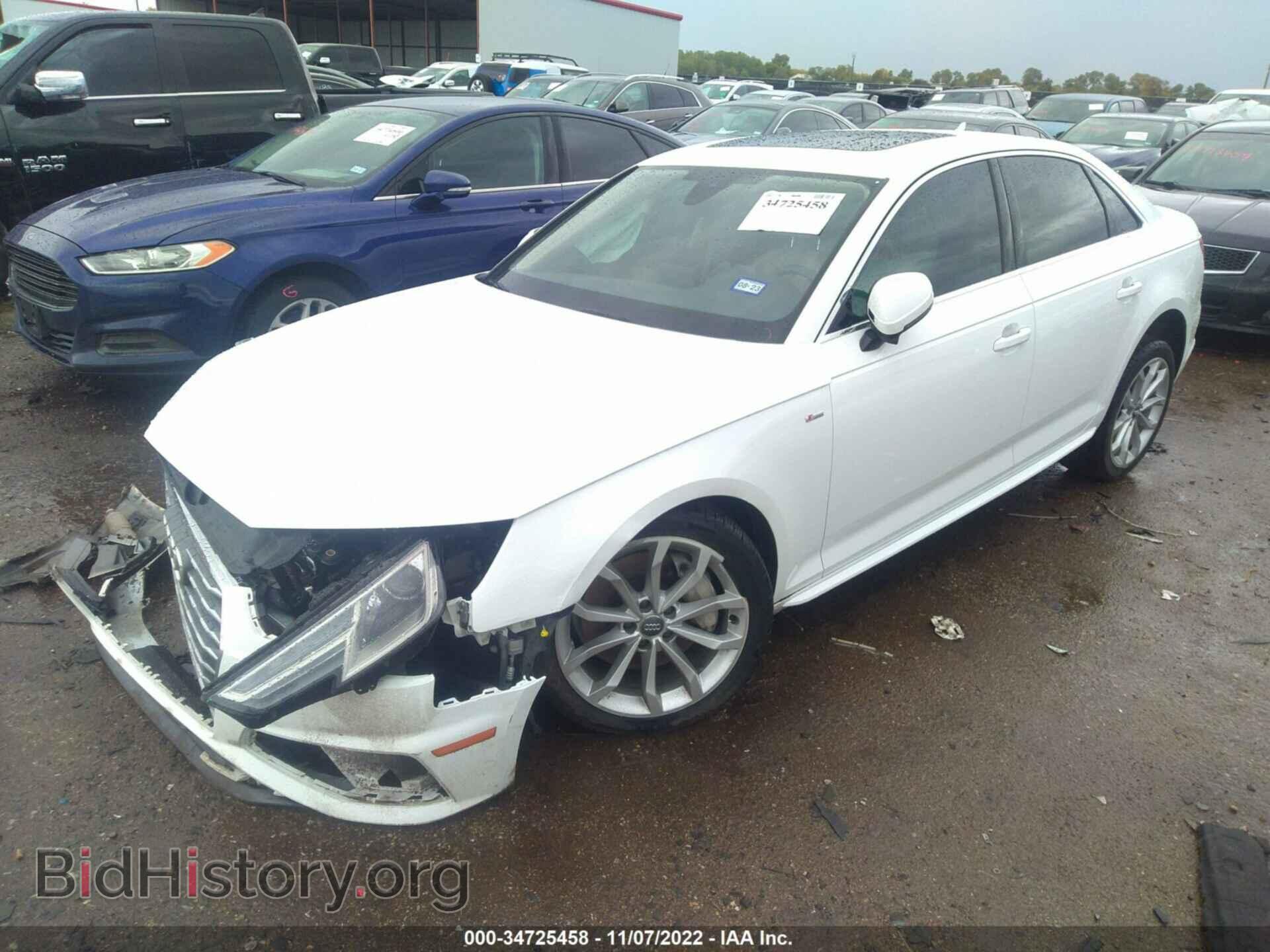 2019 AUDI A4 - VIN: WAUDNAF46KN005998 - Фото 2