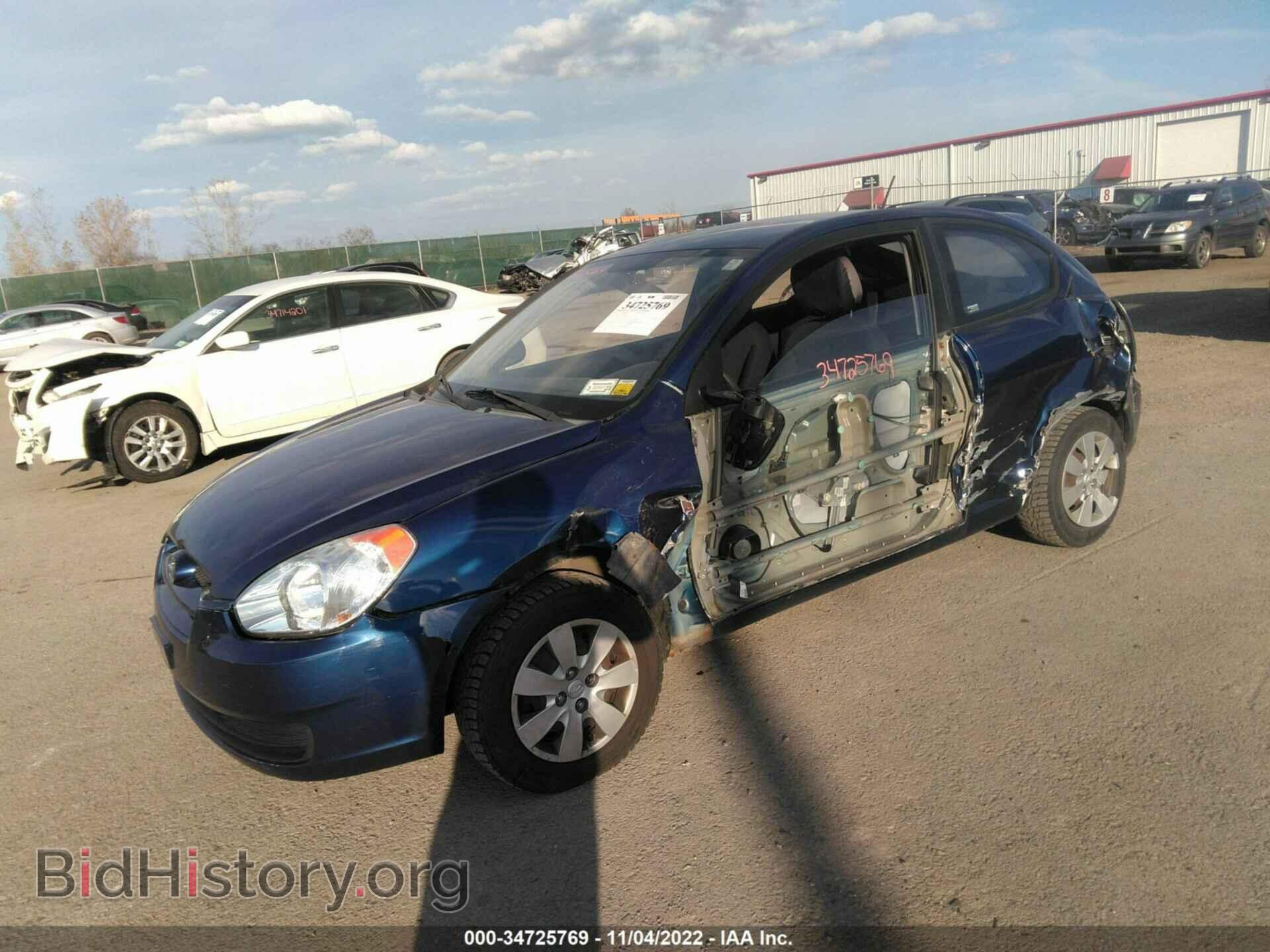 2011 HYUNDAI ACCENT - VIN: KMHCM3AC4BU195765 - Фото 2