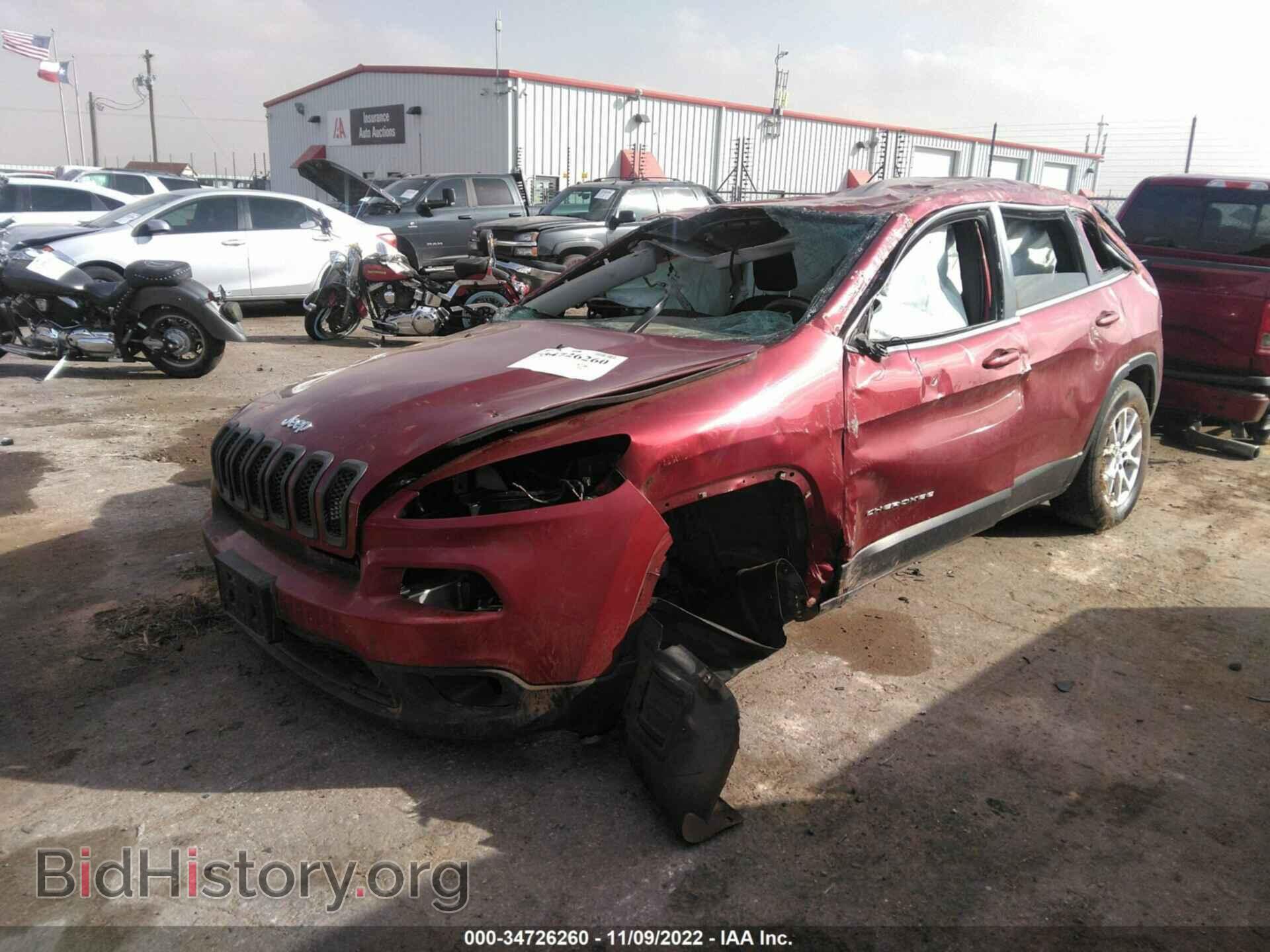 2014 JEEP CHEROKEE - VIN: 1C4PJMCB9EW182446 - Фото 2