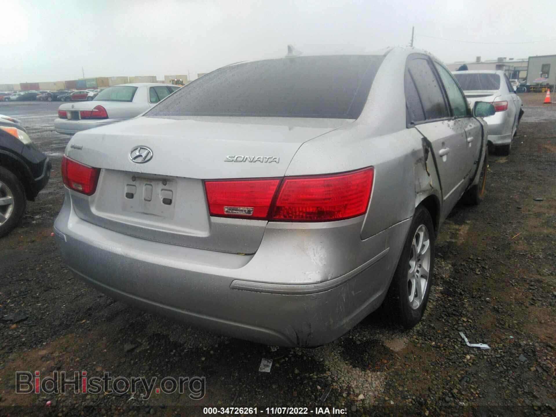 2009 HYUNDAI SONATA - VIN: 5NPET46C19H459205 - Фото 4