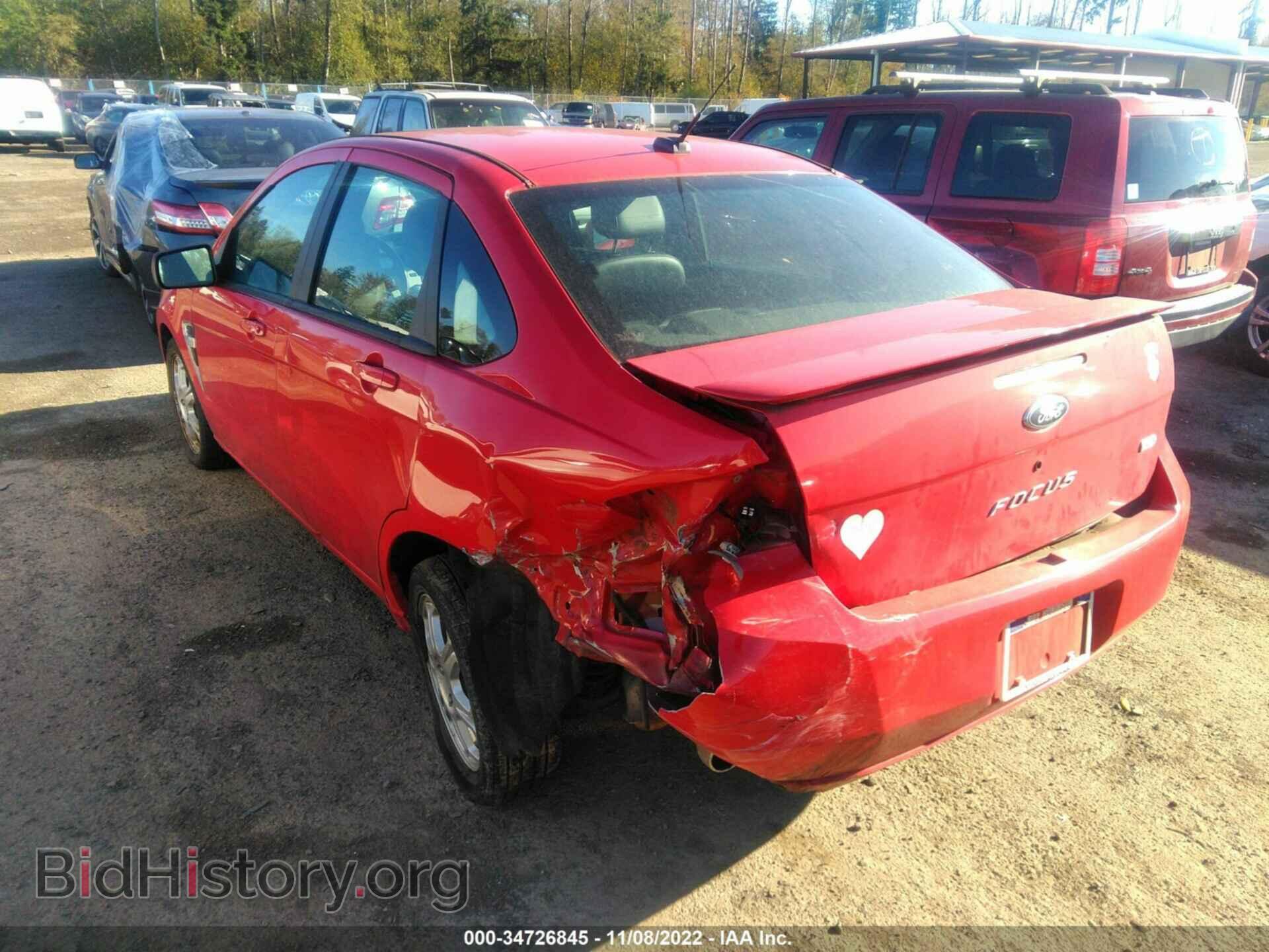 2008 FORD FOCUS - VIN: 1FAHP35N88W222711 - Фото 3