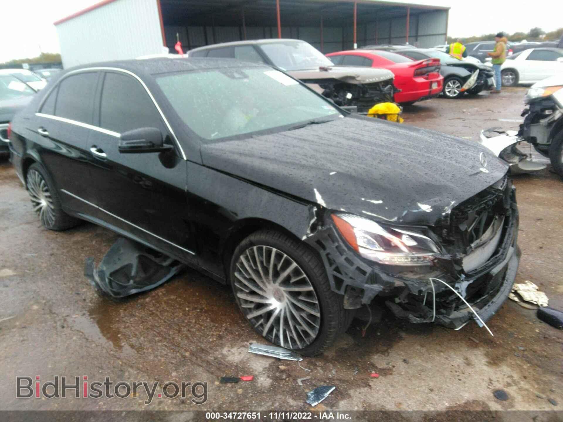 Photo WDDHF8JB3EA803375 - MERCEDES-BENZ E-CLASS 2014