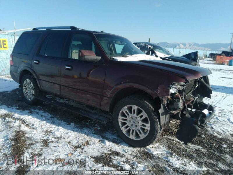 2011 Ford EXPEDITION Limited (VIN 1FMJU2A55BEF36491) — photo 1 of 11, IAAI, damage: front end