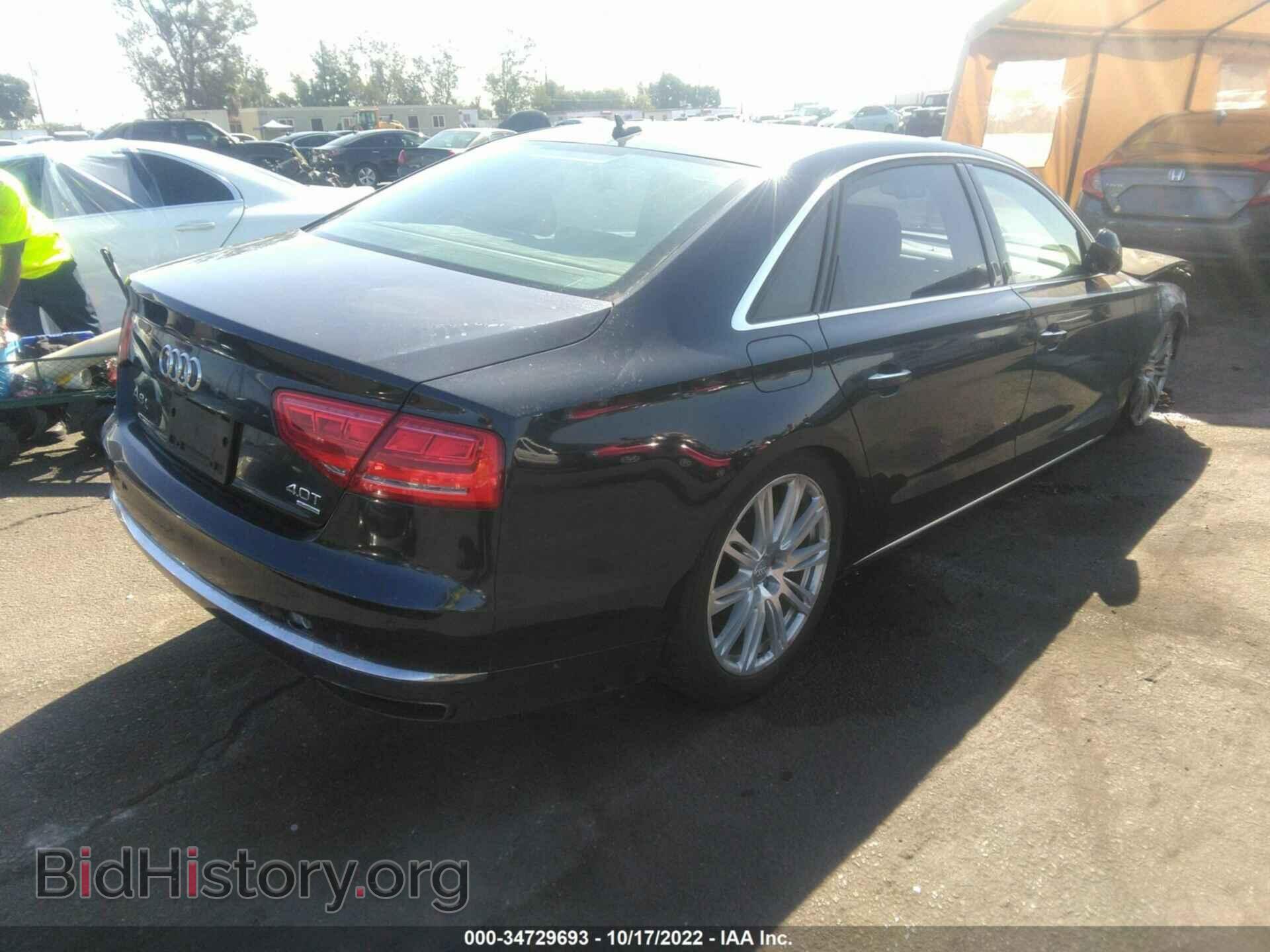 2014 AUDI A8 L - VIN: WAUR2AFDXEN010933 - Фото 4
