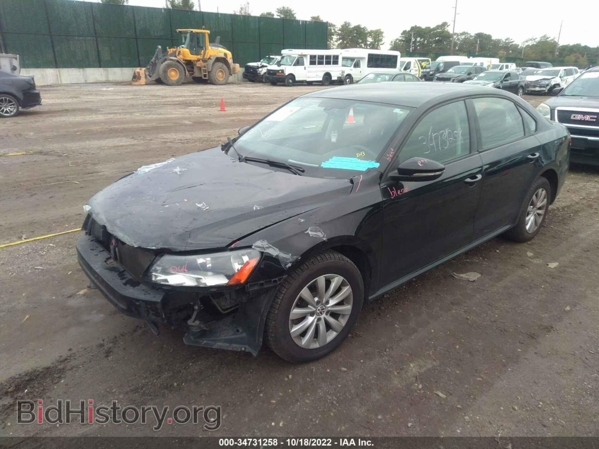 2012 VOLKSWAGEN PASSAT - VIN: 1VWAP7A39CC012276 - Фото 2