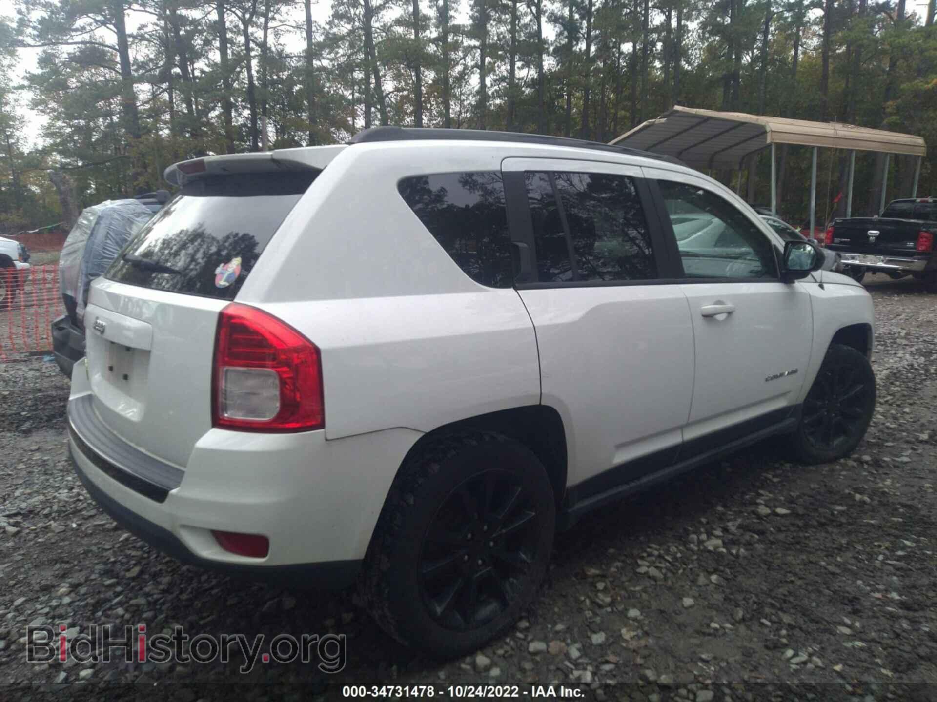 2012 JEEP COMPASS - VIN: 1C4NJDEB0CD692147 - Фото 4