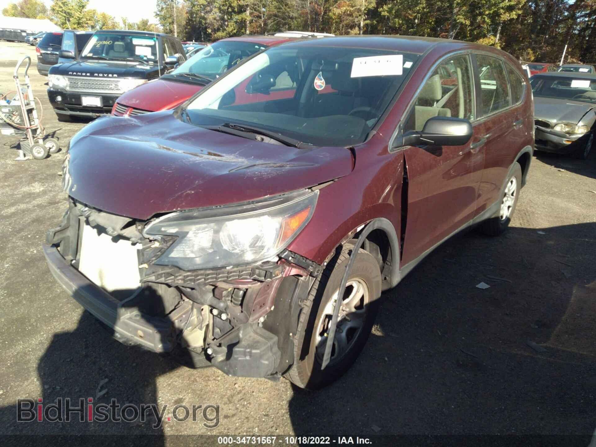 2013 HONDA CR-V - VIN: 5J6RM4H30DL058691 - Фото 2