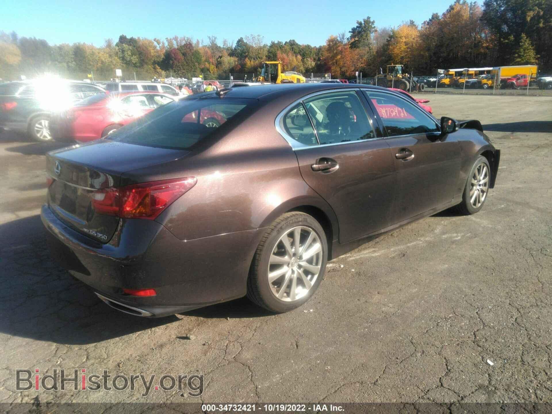 2013 LEXUS GS 350 - VIN: JTHCE1BL3D5007138 - Фото 4