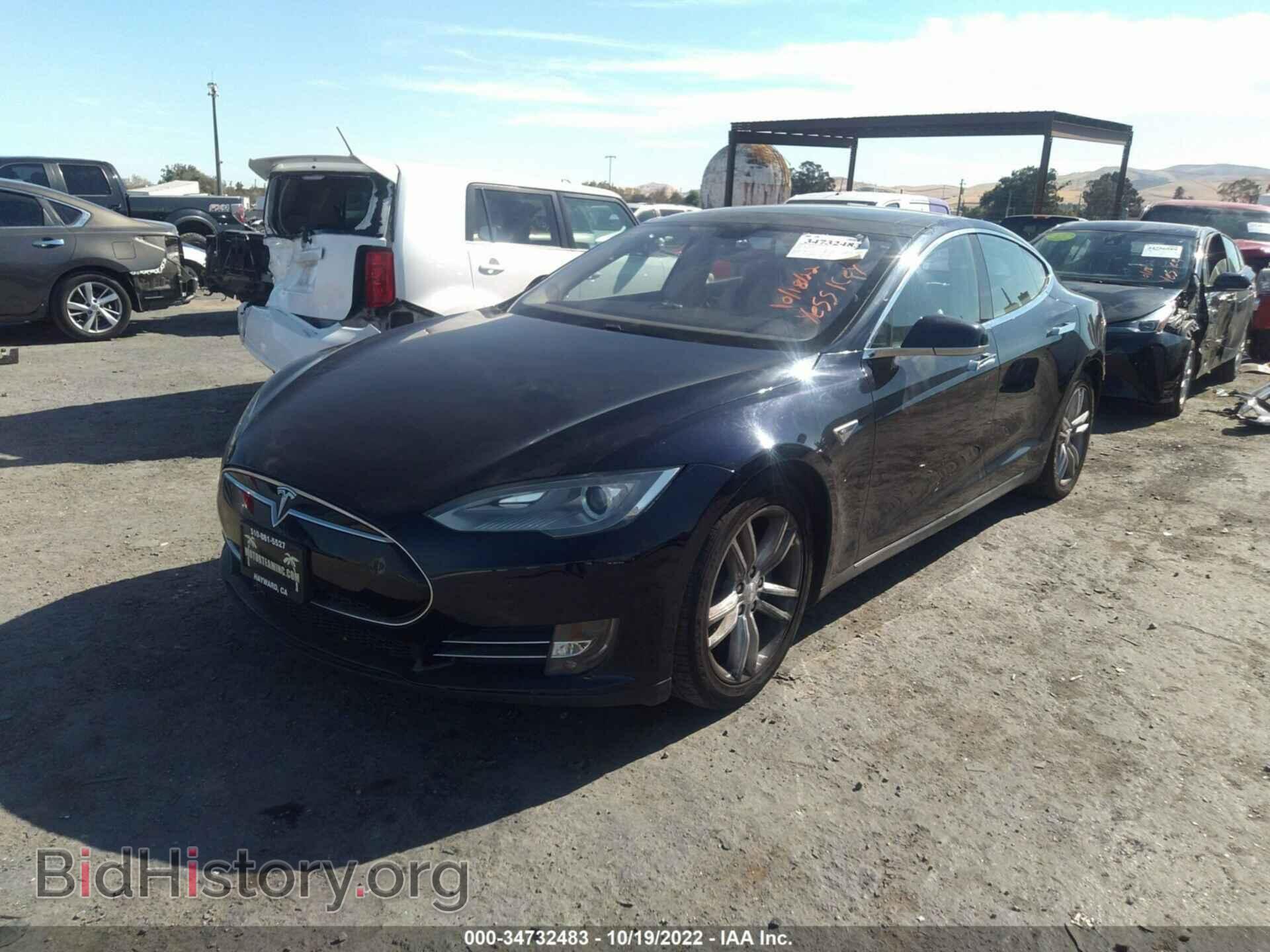2013 TESLA MODEL S - VIN: 5YJSA1CN0DFP08078 - Фото 2