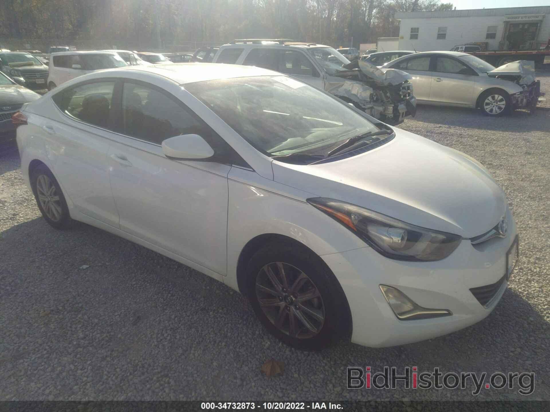 Photo 5NPDH4AE7FH556555 - HYUNDAI ELANTRA 2015