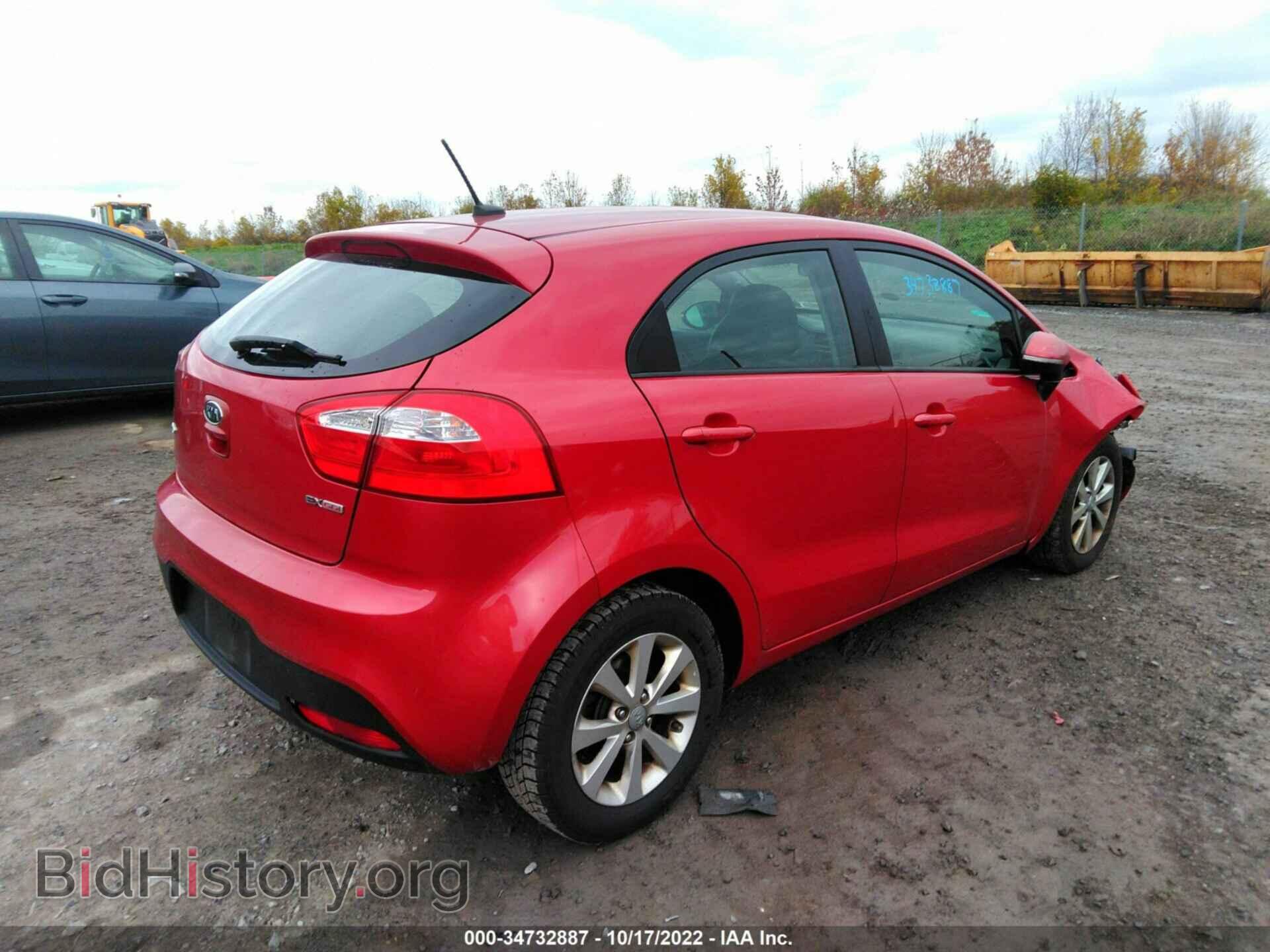 2012 KIA RIO - VIN: KNADN5A39C6032436 - Фото 4