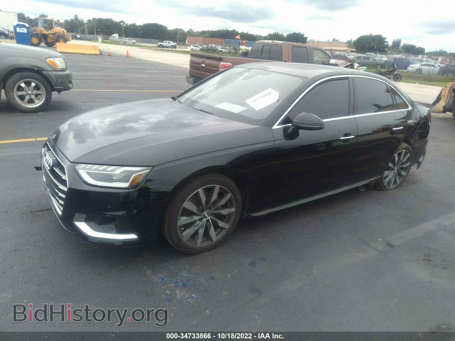 2020 AUDI A4 - VIN: WAUHMAF47LN007281 - Фото 2