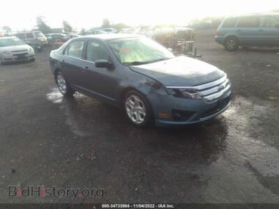 2011 Ford FUSION SE, синий — VIN 3FAHP0HA6BR207514, IAAI