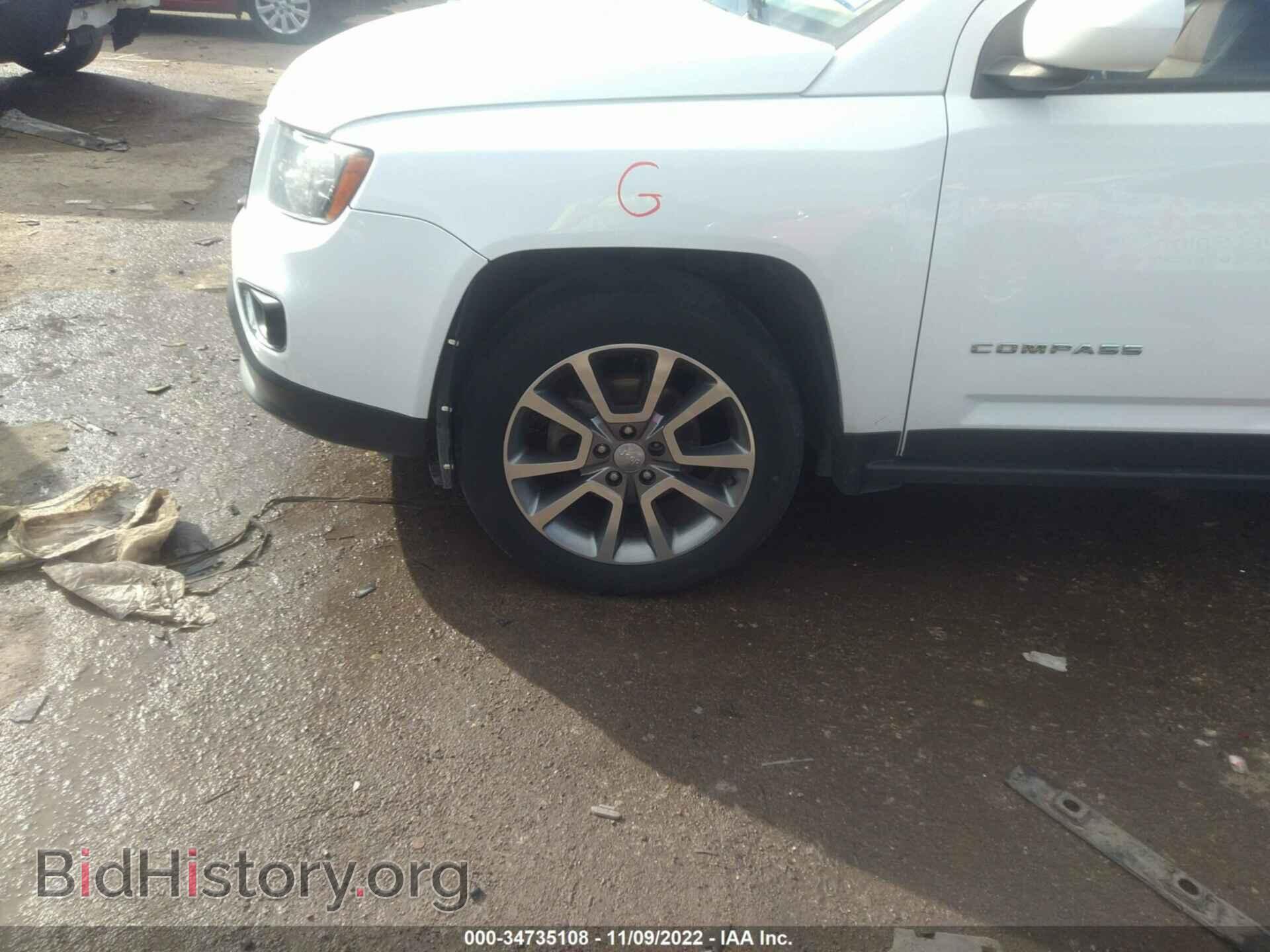 2016 JEEP COMPASS - VIN: 1C4NJDEB4GD799109 - Фото 12