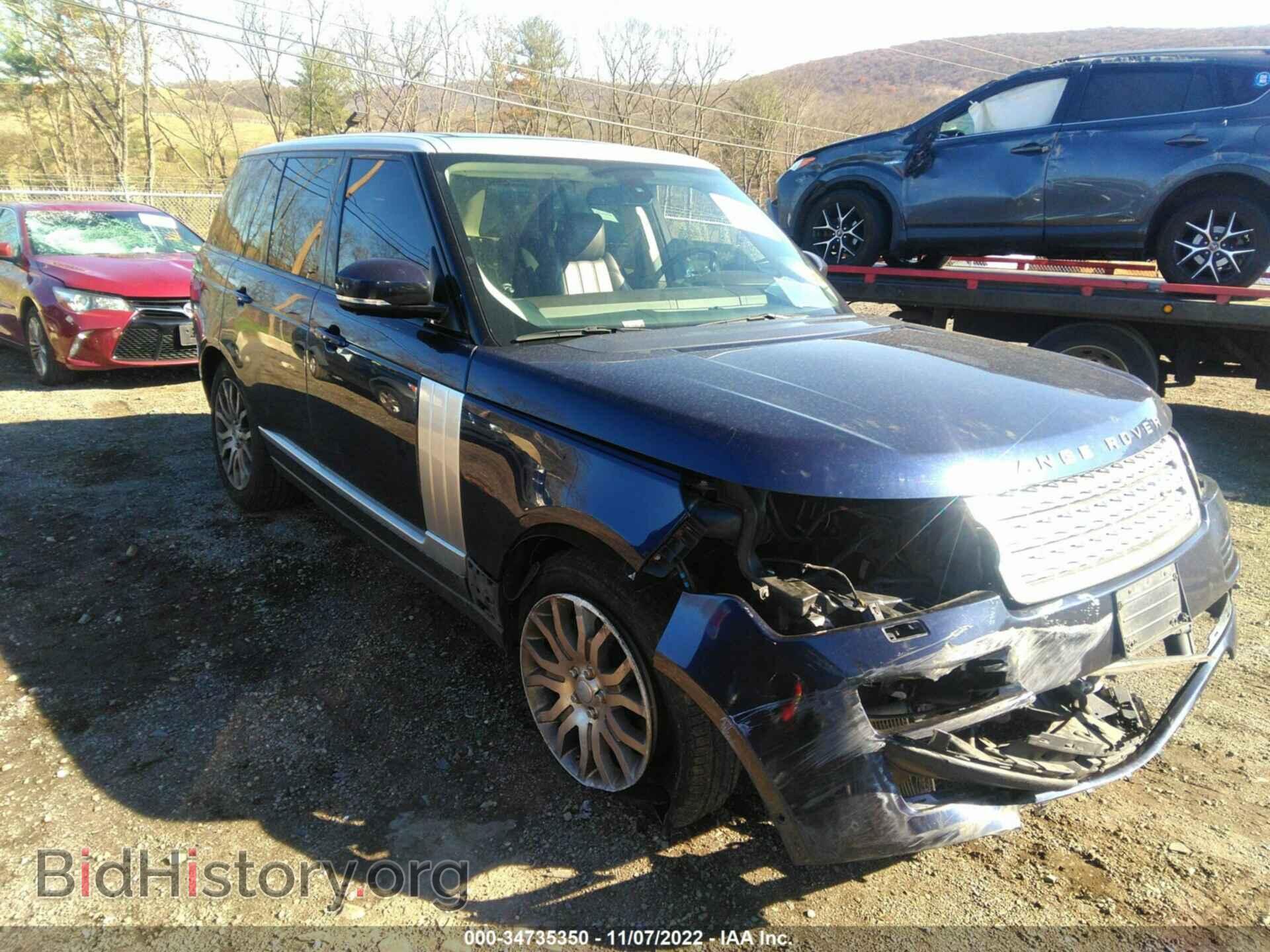 Фотография SALGS2WF2EA151044 - LAND ROVER RANGE ROVER 2014